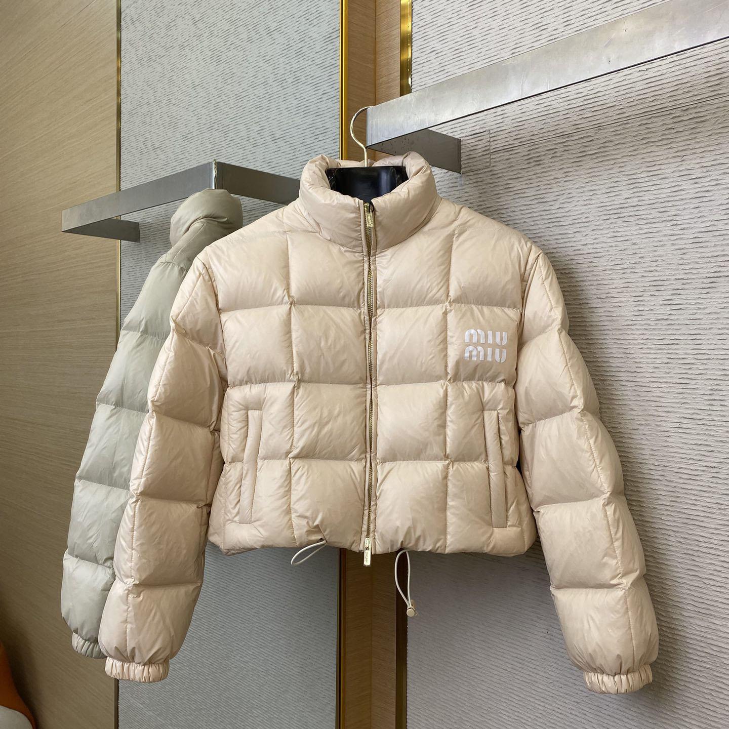 Miu Miu Cropped Down Jacket  - DesignerGu