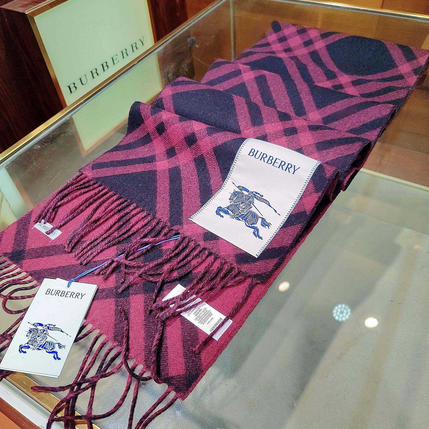 Burberry Check Cashmere Scarf - DesignerGu