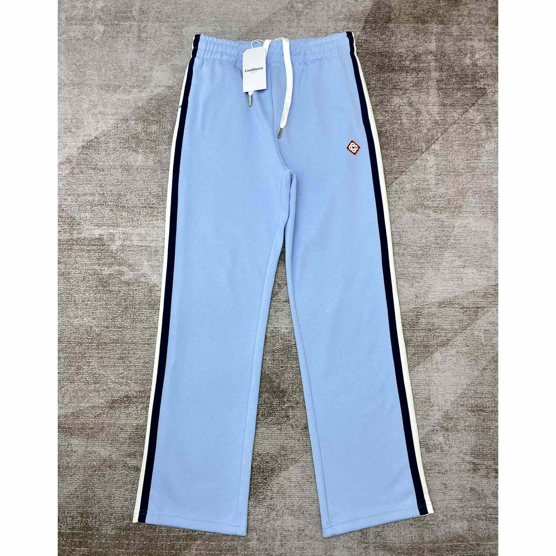 Casablanca Blue Striped Track Pants  c881 - DesignerGu