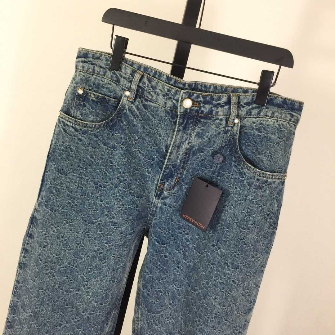 Louis Vuitton Monogram Denim Jeans - DesignerGu