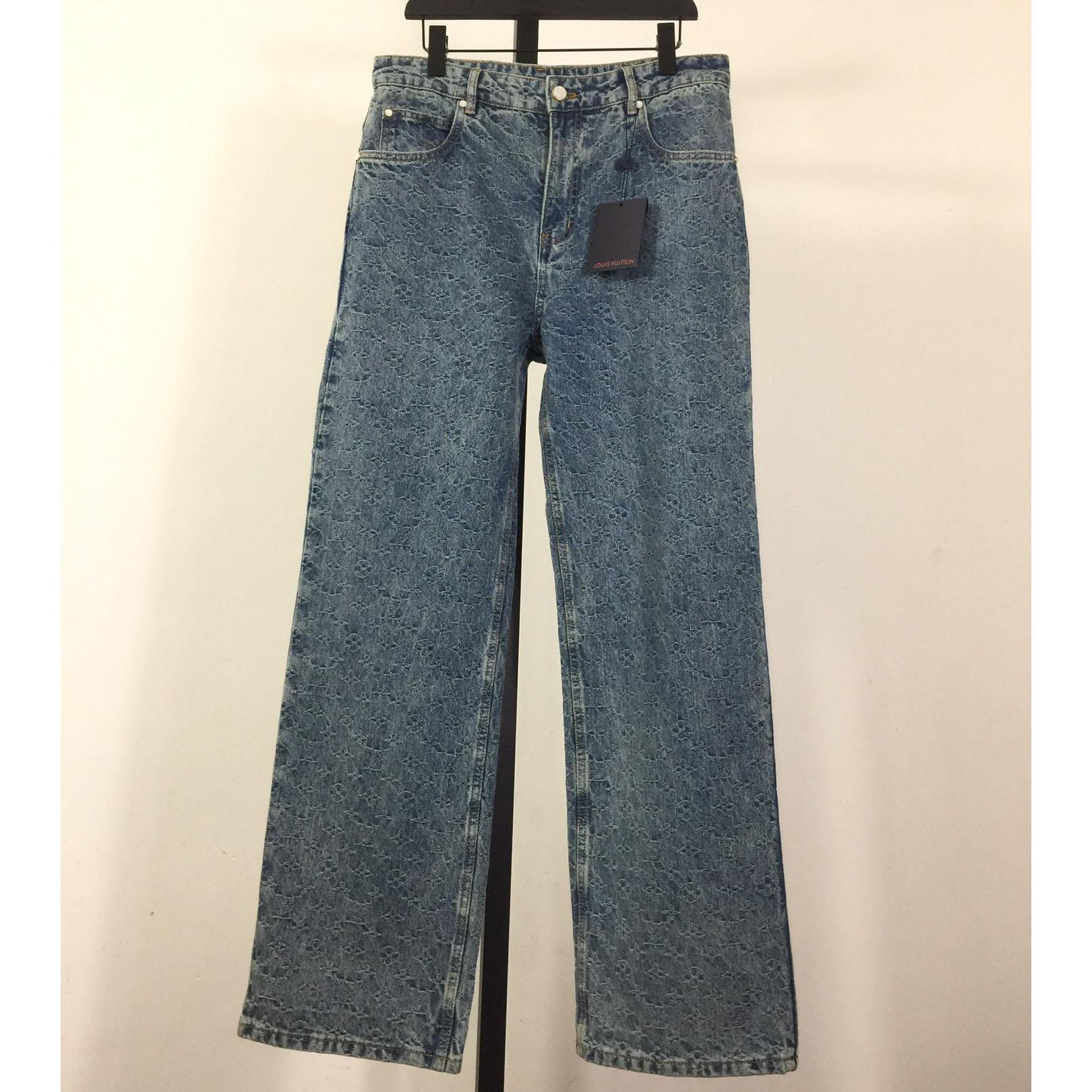 Louis Vuitton Monogram Denim Jeans - DesignerGu