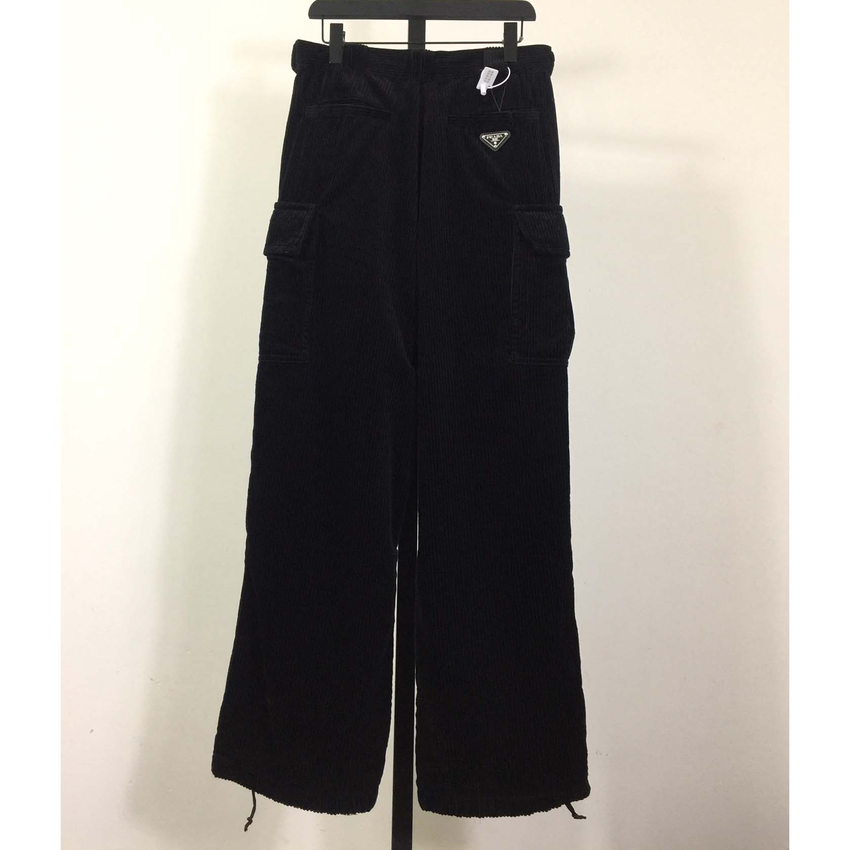 Prada Corduroy Pants With Cargo Pockets - DesignerGu