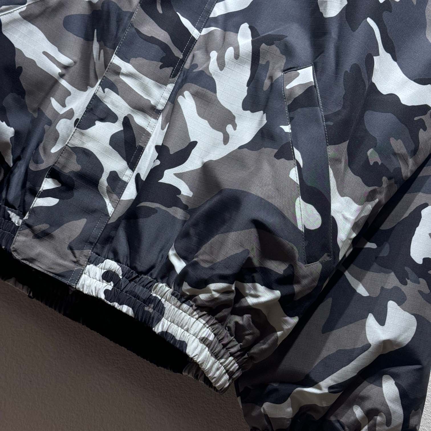 Balenciaga Camo Ski Parka In Grey  - DesignerGu