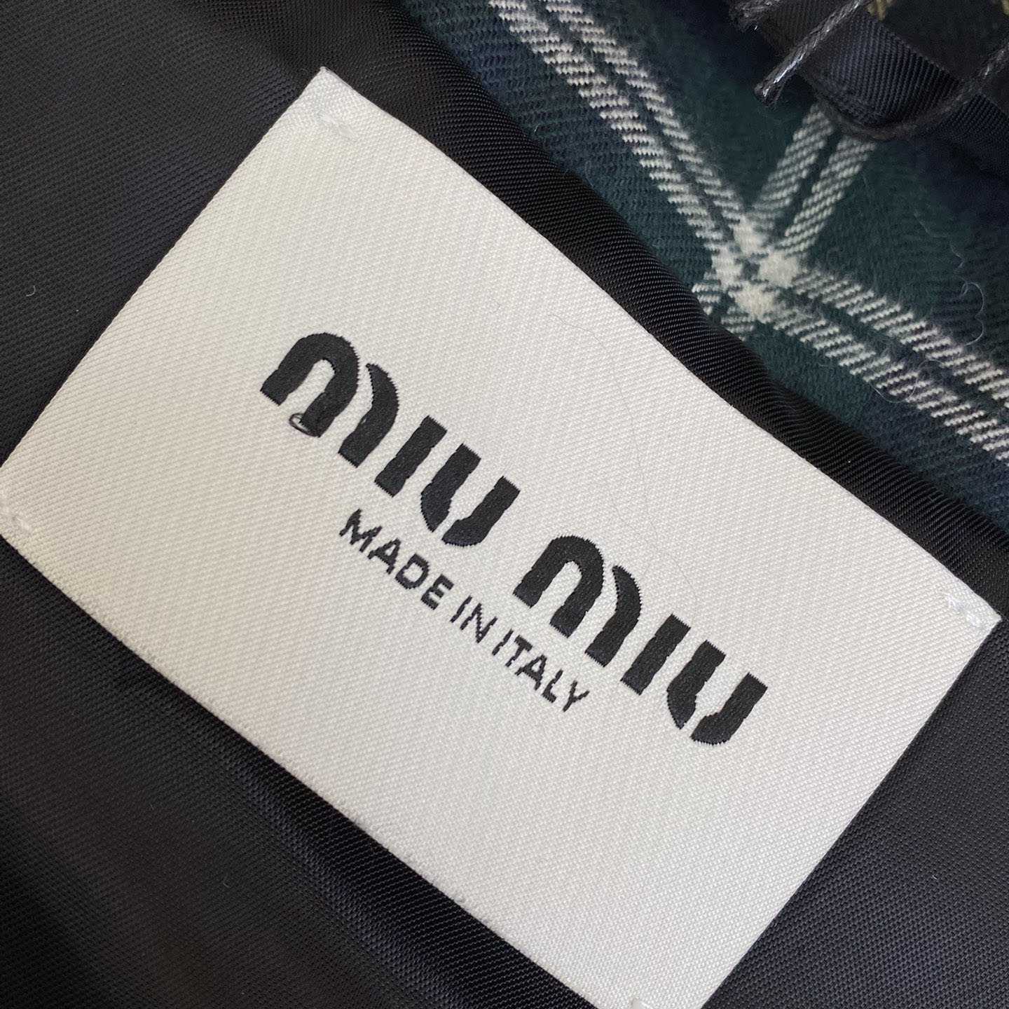 Miu Miu Plaid Hoodie Jacket - DesignerGu