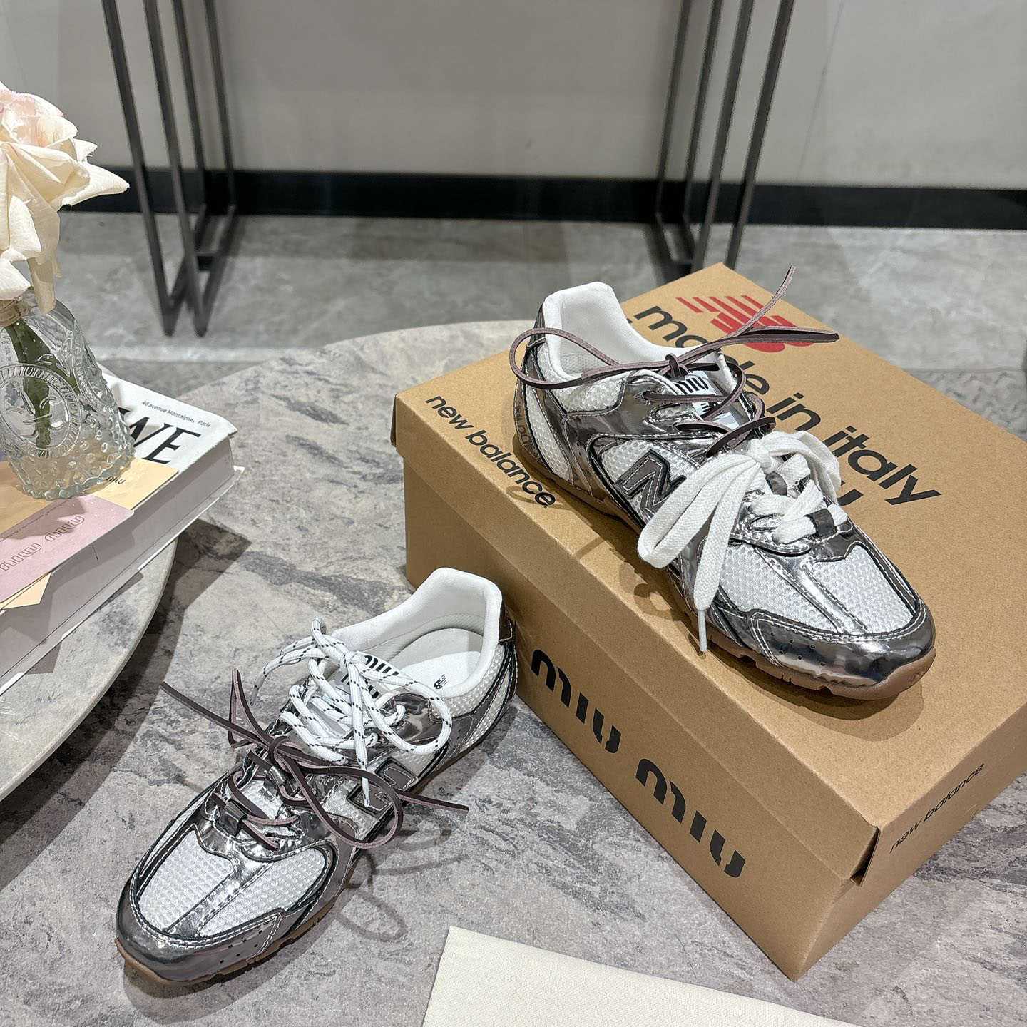 New Balance X Miu Miu Sneakers - DesignerGu