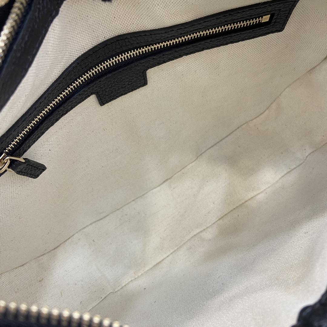 Gucci GG Emblem Medium Shoulder Bag - DesignerGu