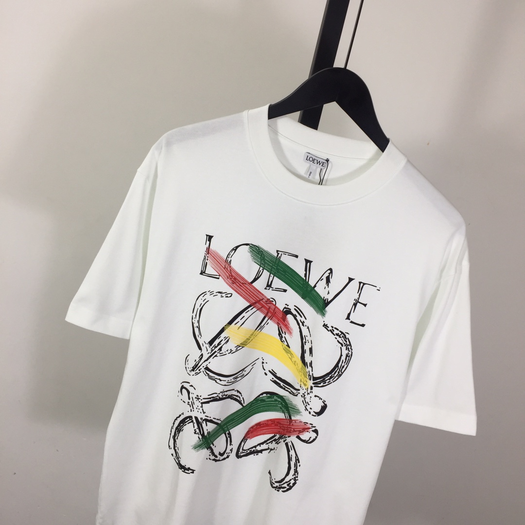 Loewe Loose Fit T-shirt In Cotton - DesignerGu