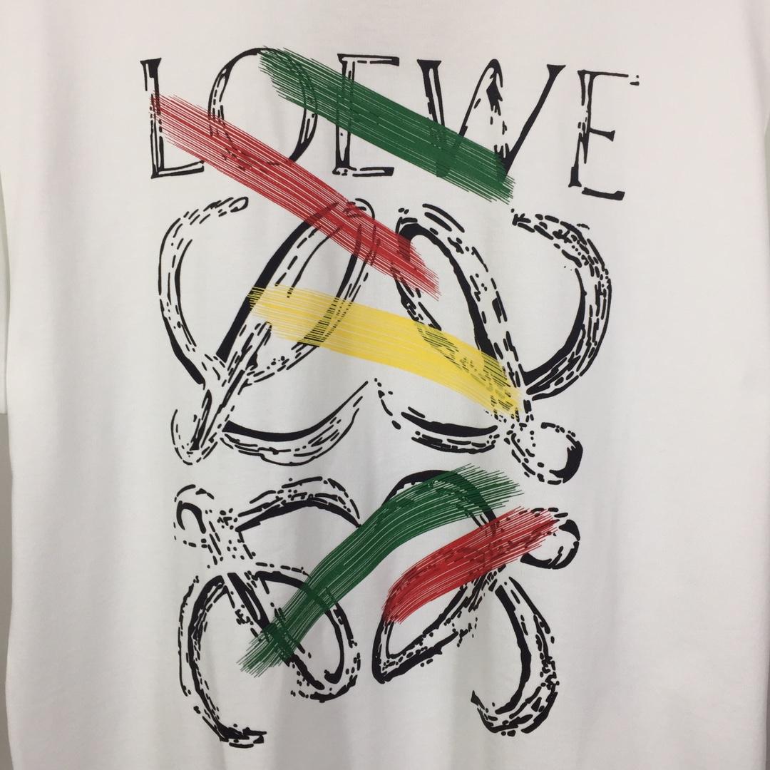 Loewe Loose Fit T-shirt In Cotton - DesignerGu