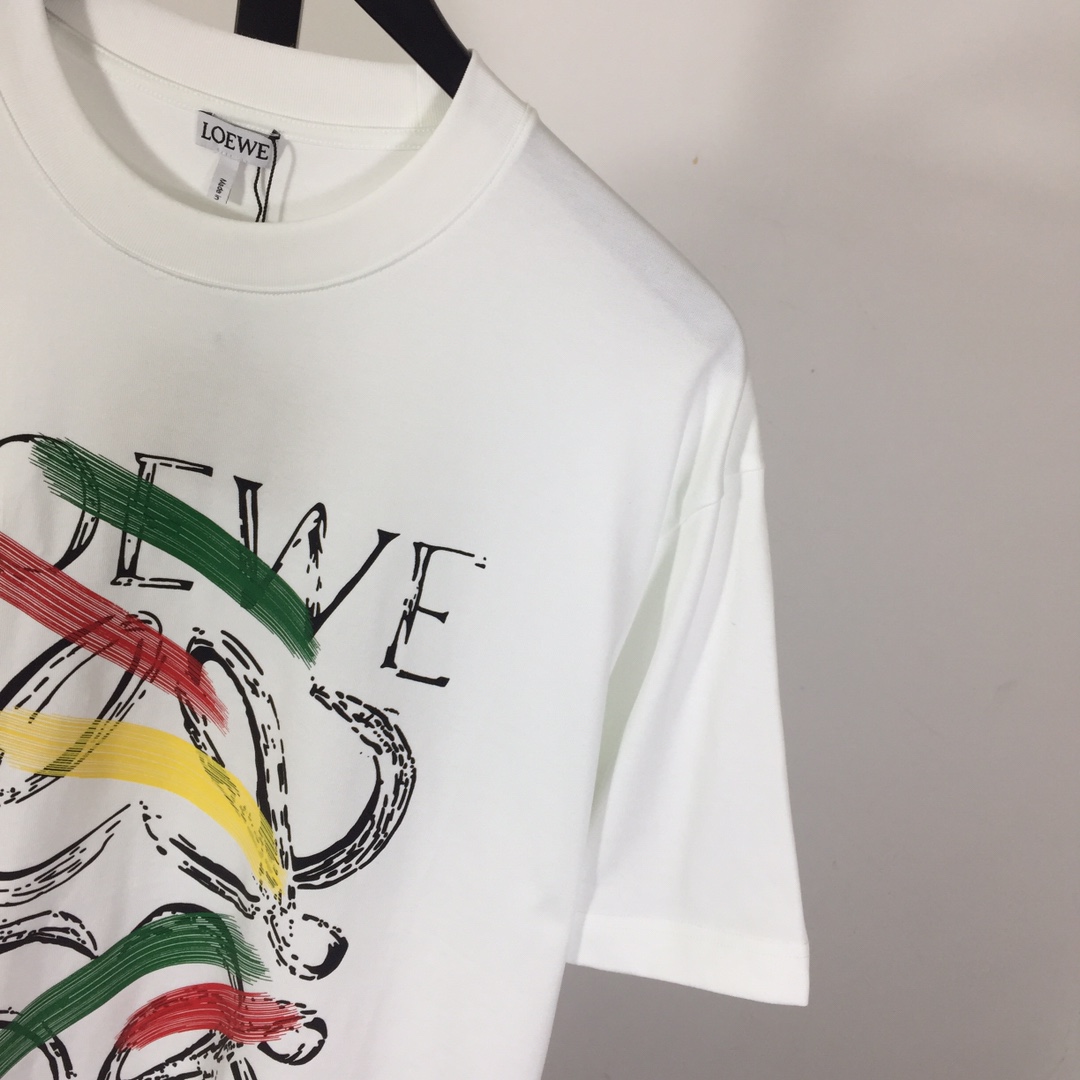 Loewe Loose Fit T-shirt In Cotton - DesignerGu