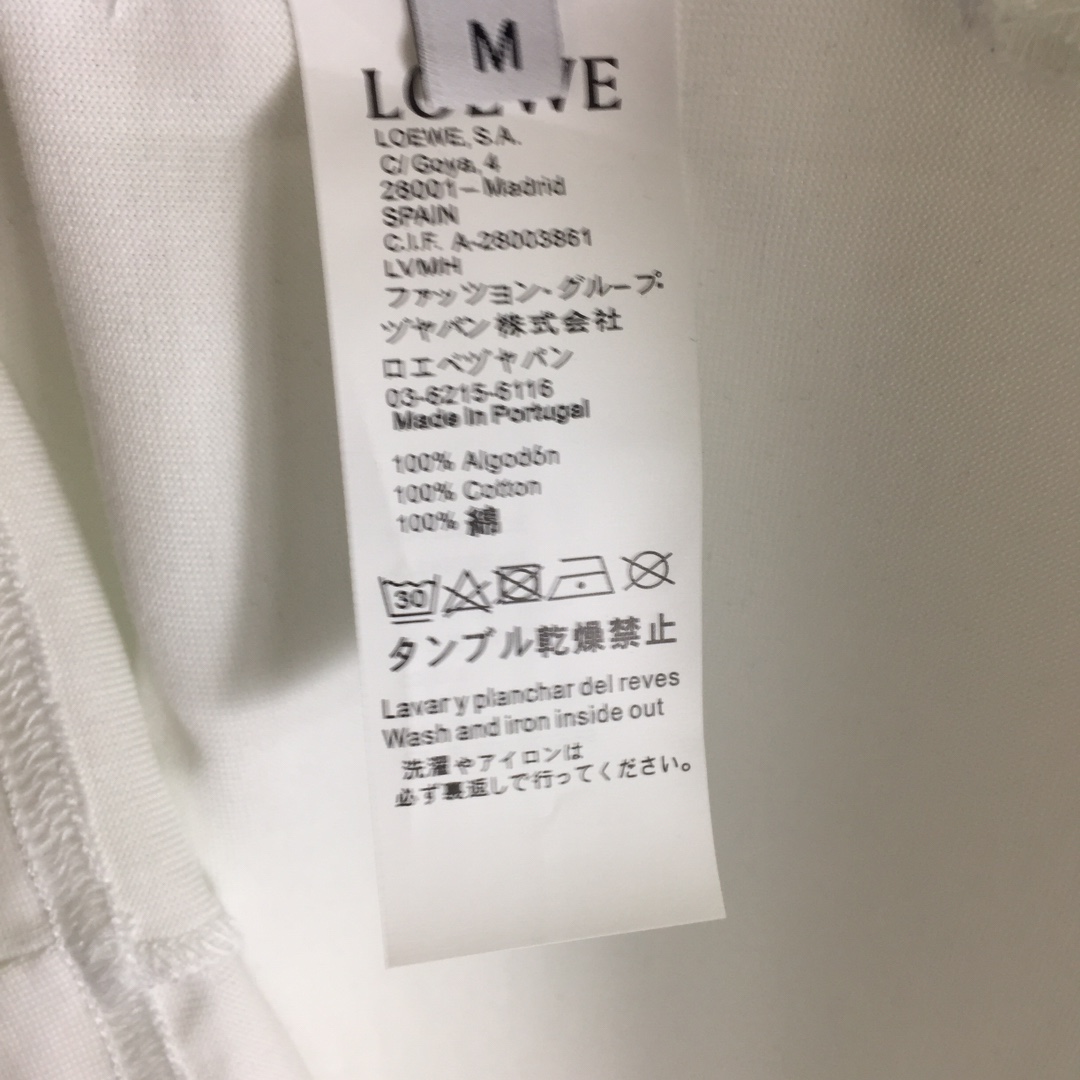 Loewe Loose Fit T-shirt In Cotton - DesignerGu