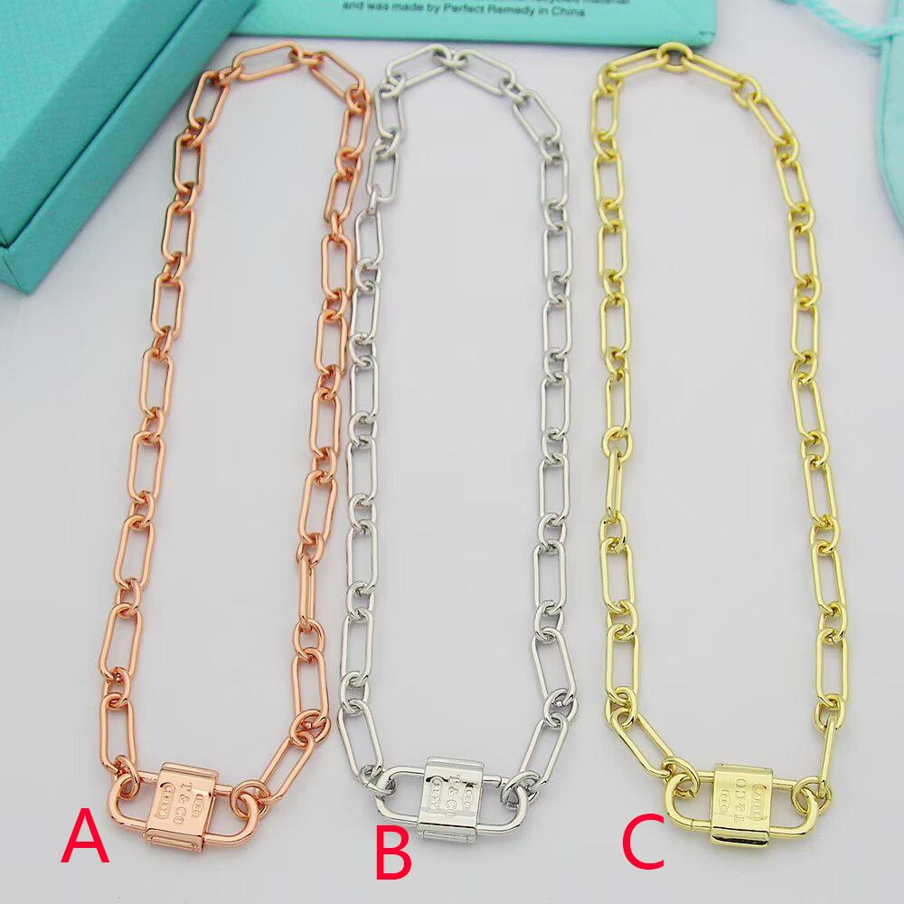 Tiffany 1837™ Double Lock Necklace - DesignerGu