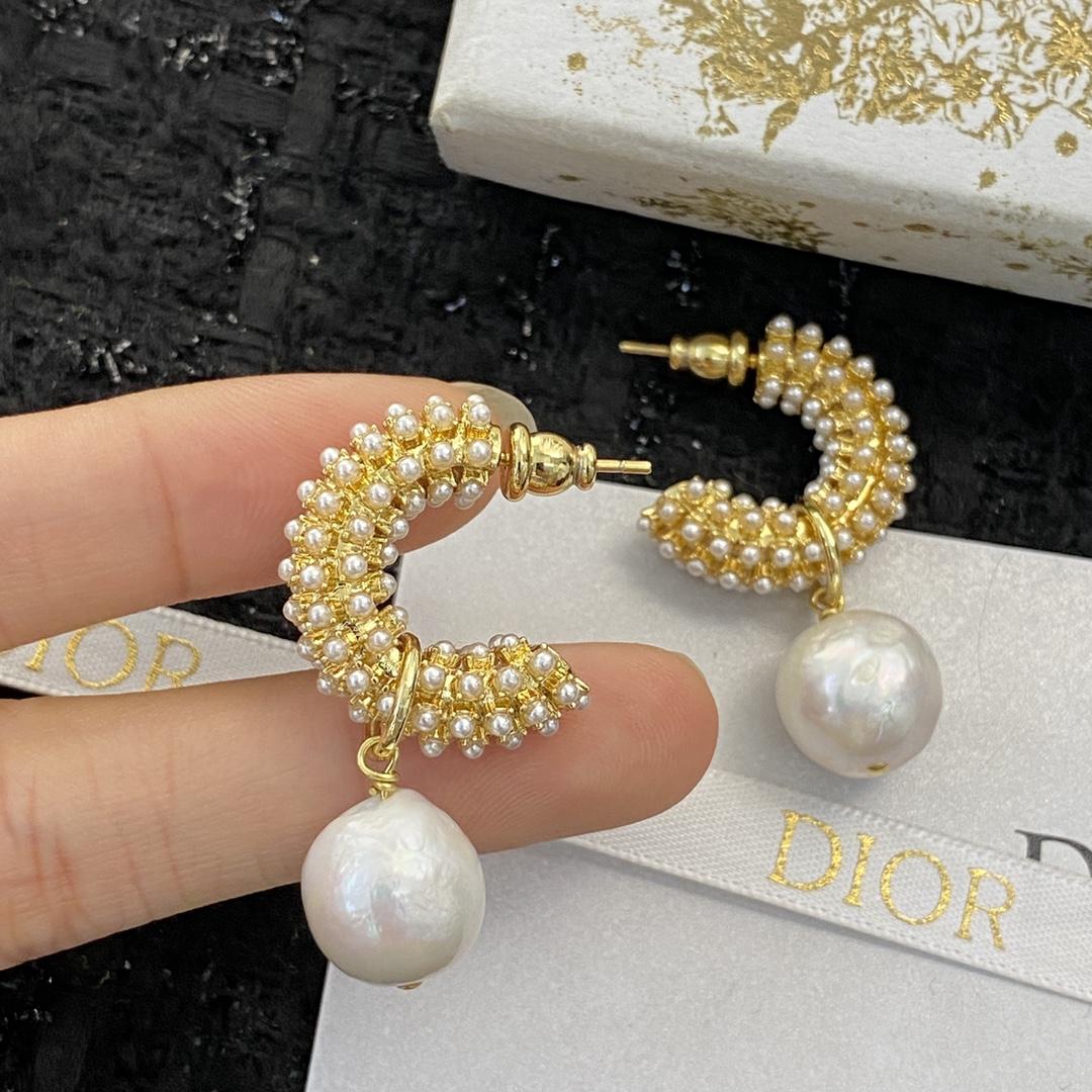 Dior Earrings - DesignerGu