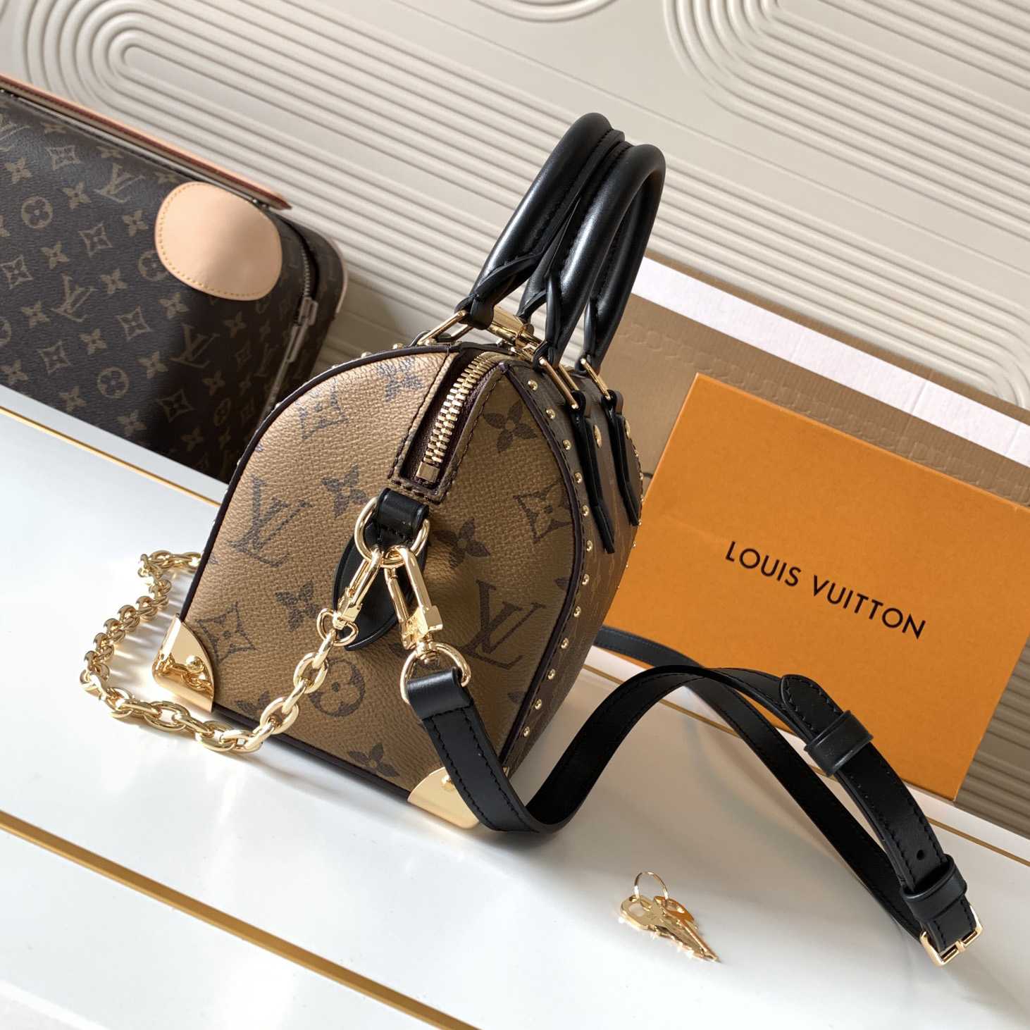 Louis Vuitton Speedy Trunk 20  M13146 - DesignerGu