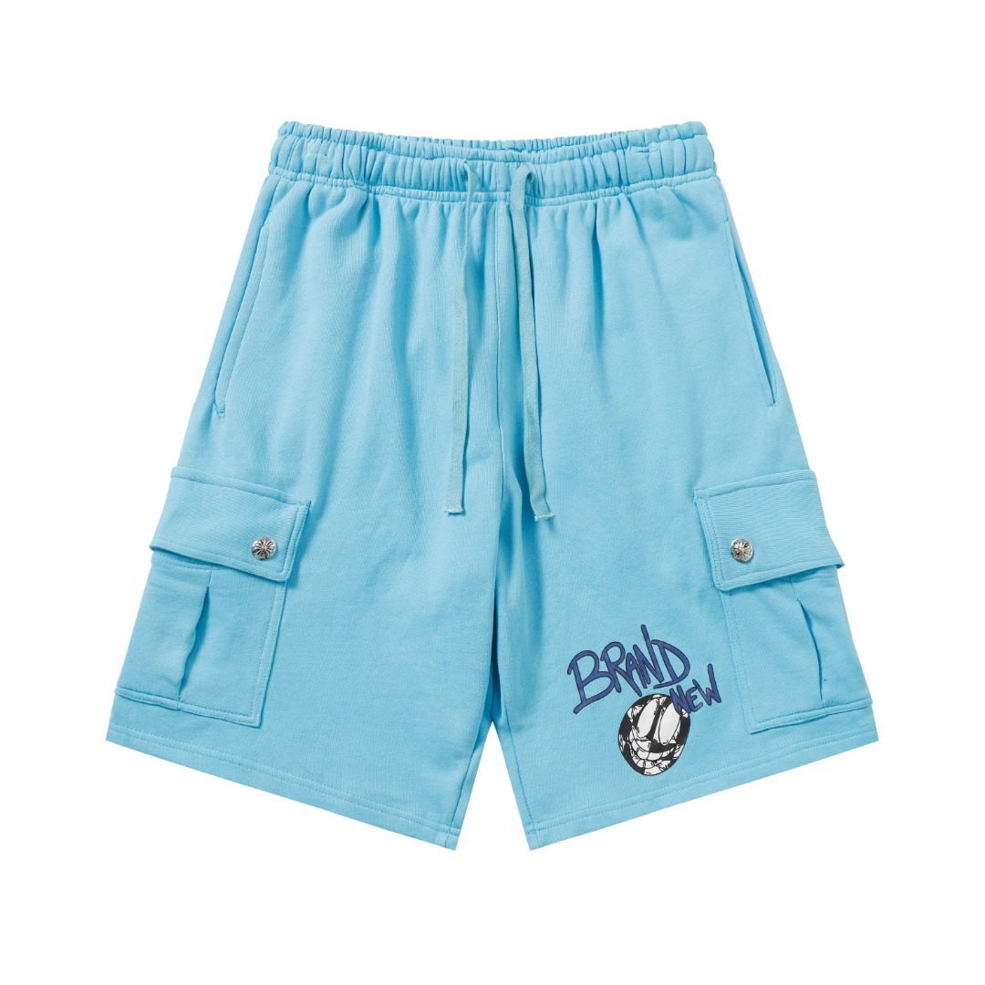 Chrome Hearts Brain New Cargo Sweatshorts - DesignerGu