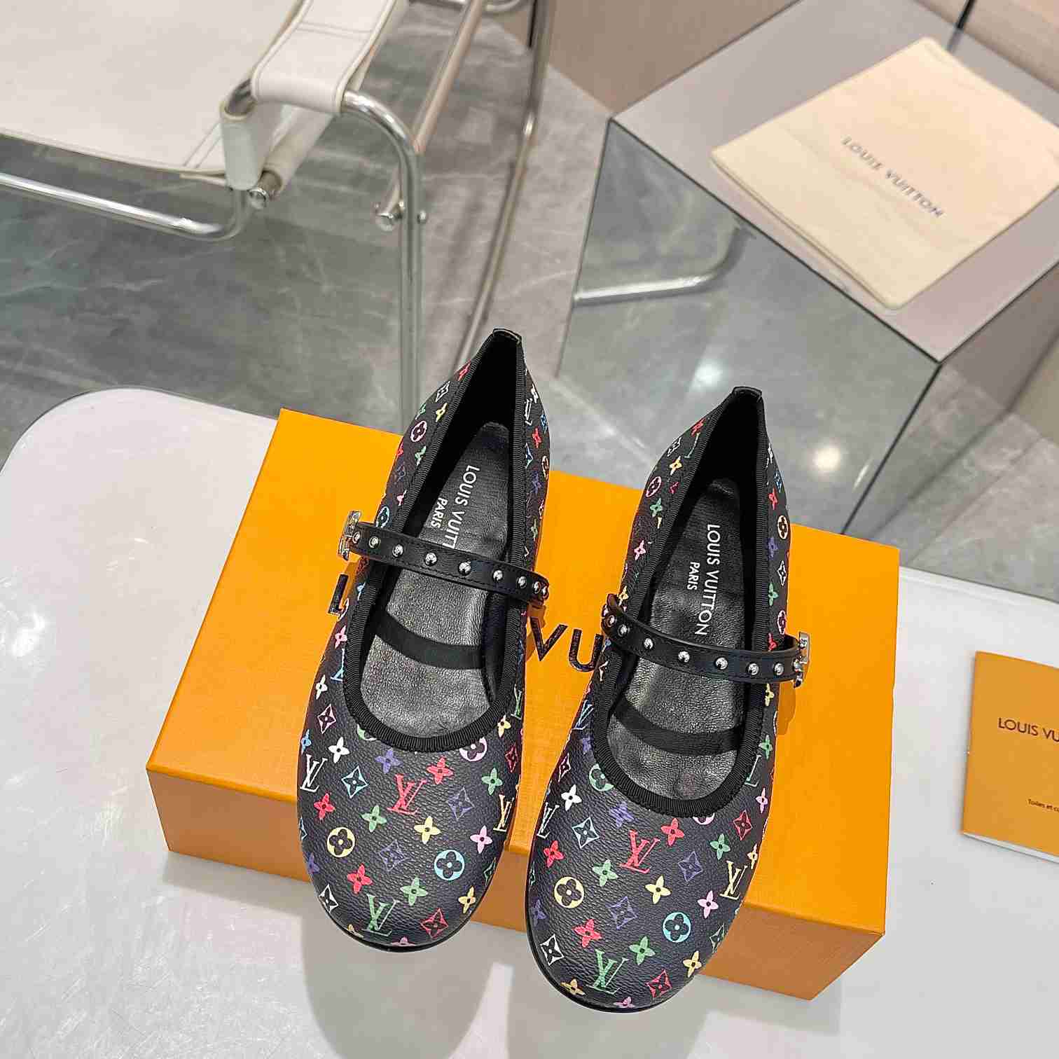 Louis Vuitton LV x TM Romy Flat Ballerina   - DesignerGu