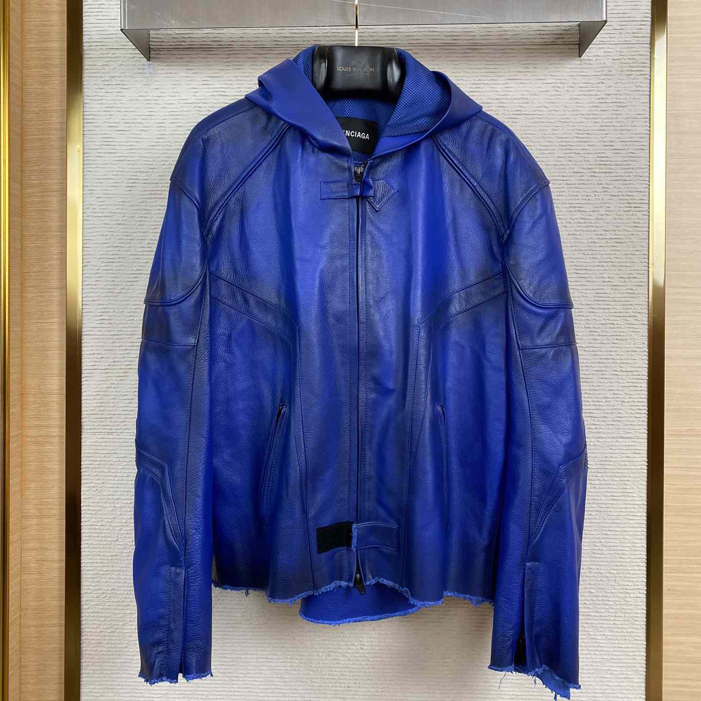 Balenciaga Leather Jacket  - DesignerGu