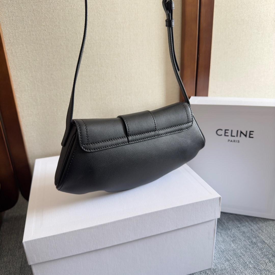 Celine Teen Celine Polly In Supple Calfskin - DesignerGu