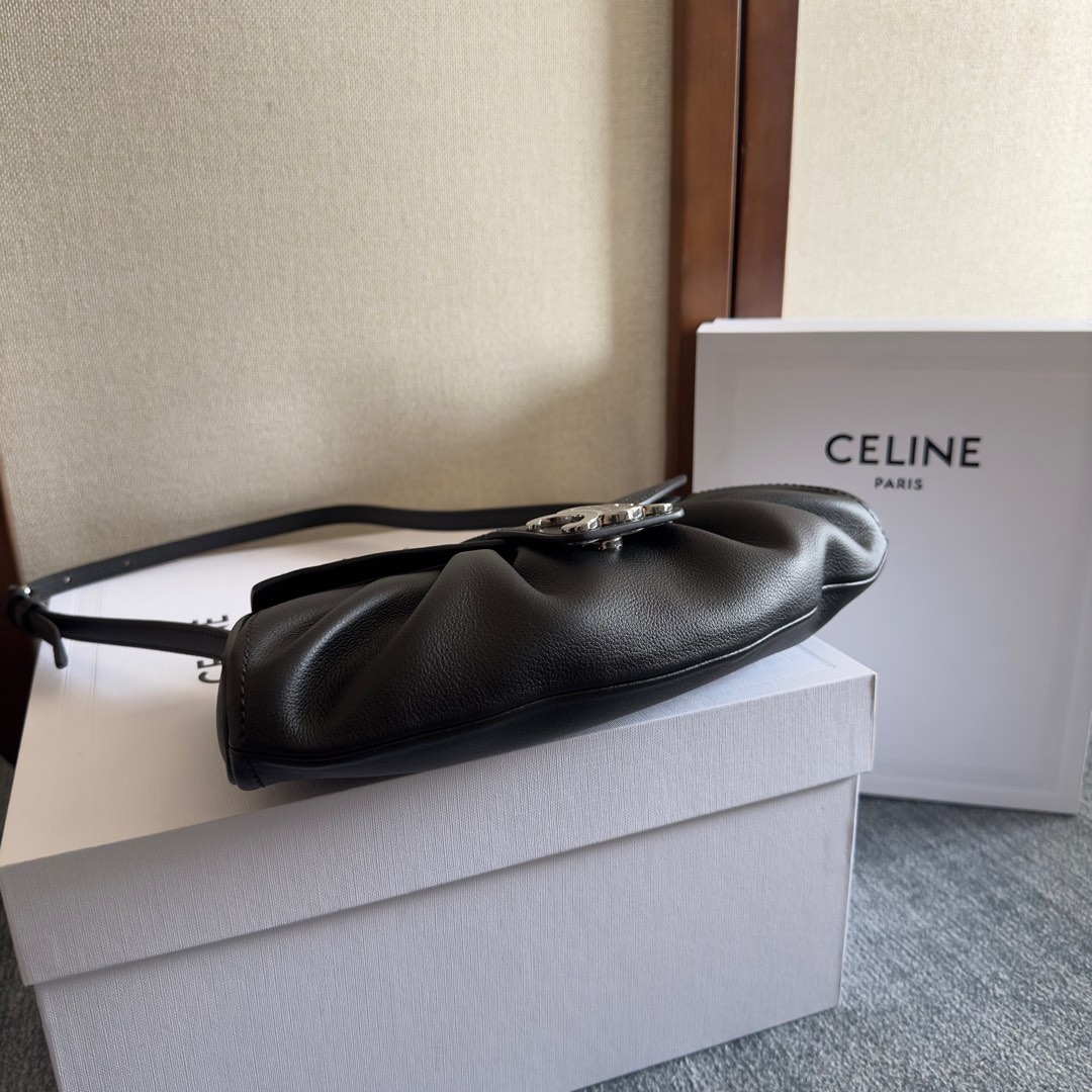 Celine Teen Celine Polly In Supple Calfskin - DesignerGu