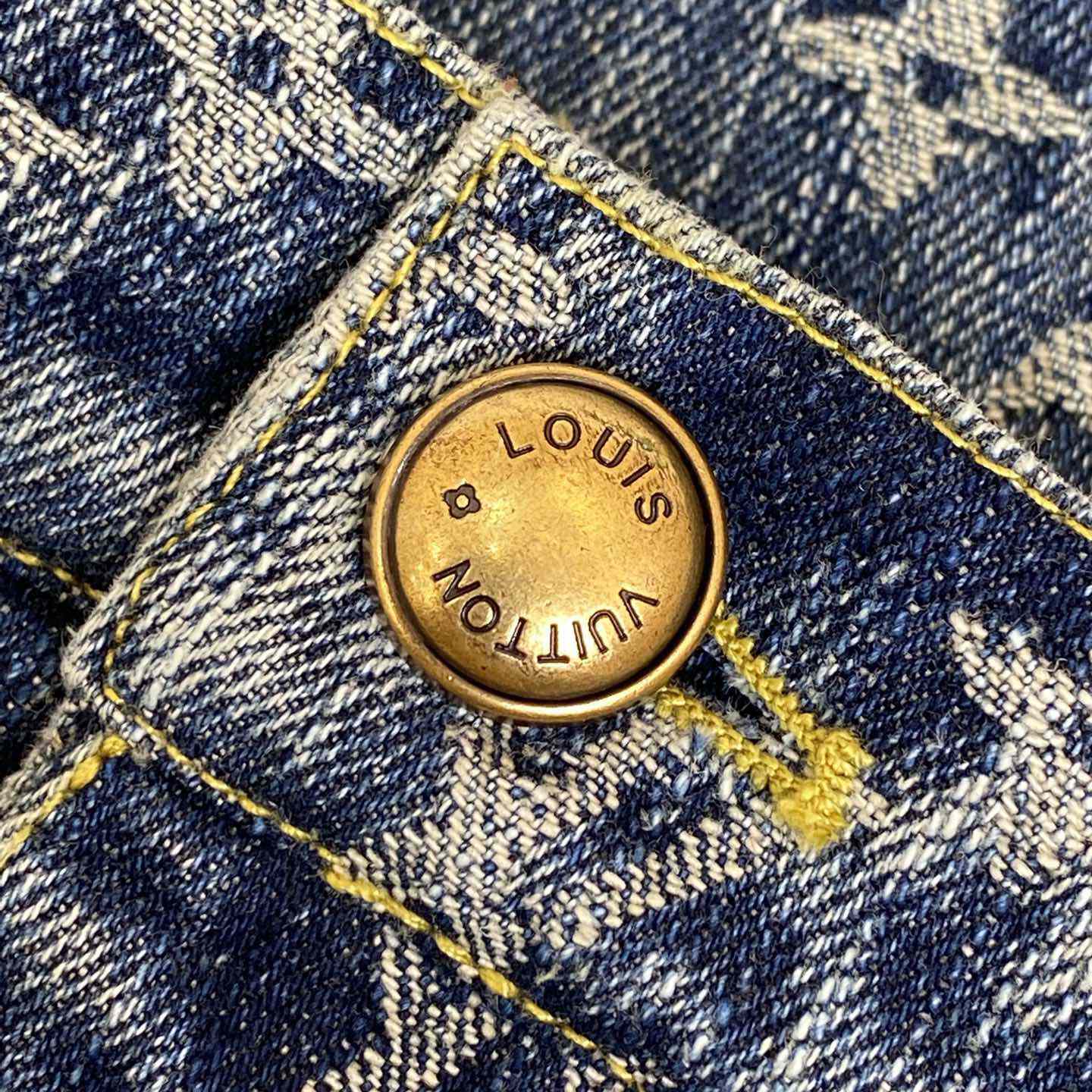 Louis Vuitton Monogram Denim Tailored Pants    1AGIV1 - DesignerGu