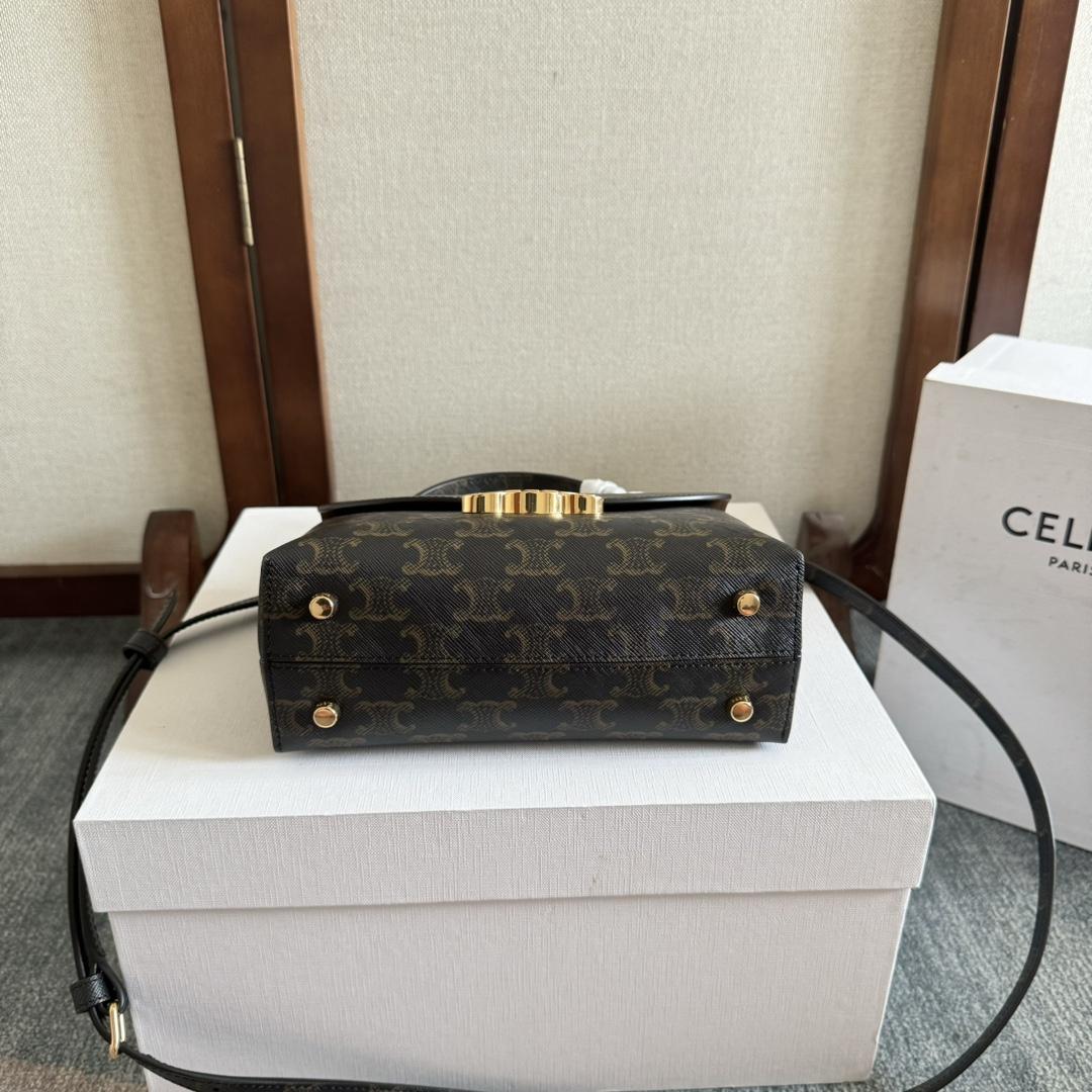 Celine Teen Nino Bag In Triomphe Canvas - DesignerGu