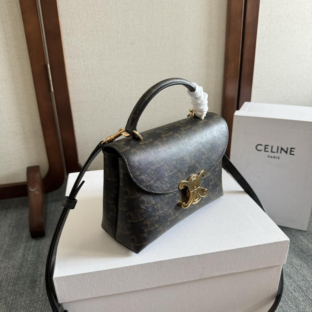 Celine Teen Nino Bag In Triomphe Canvas - DesignerGu