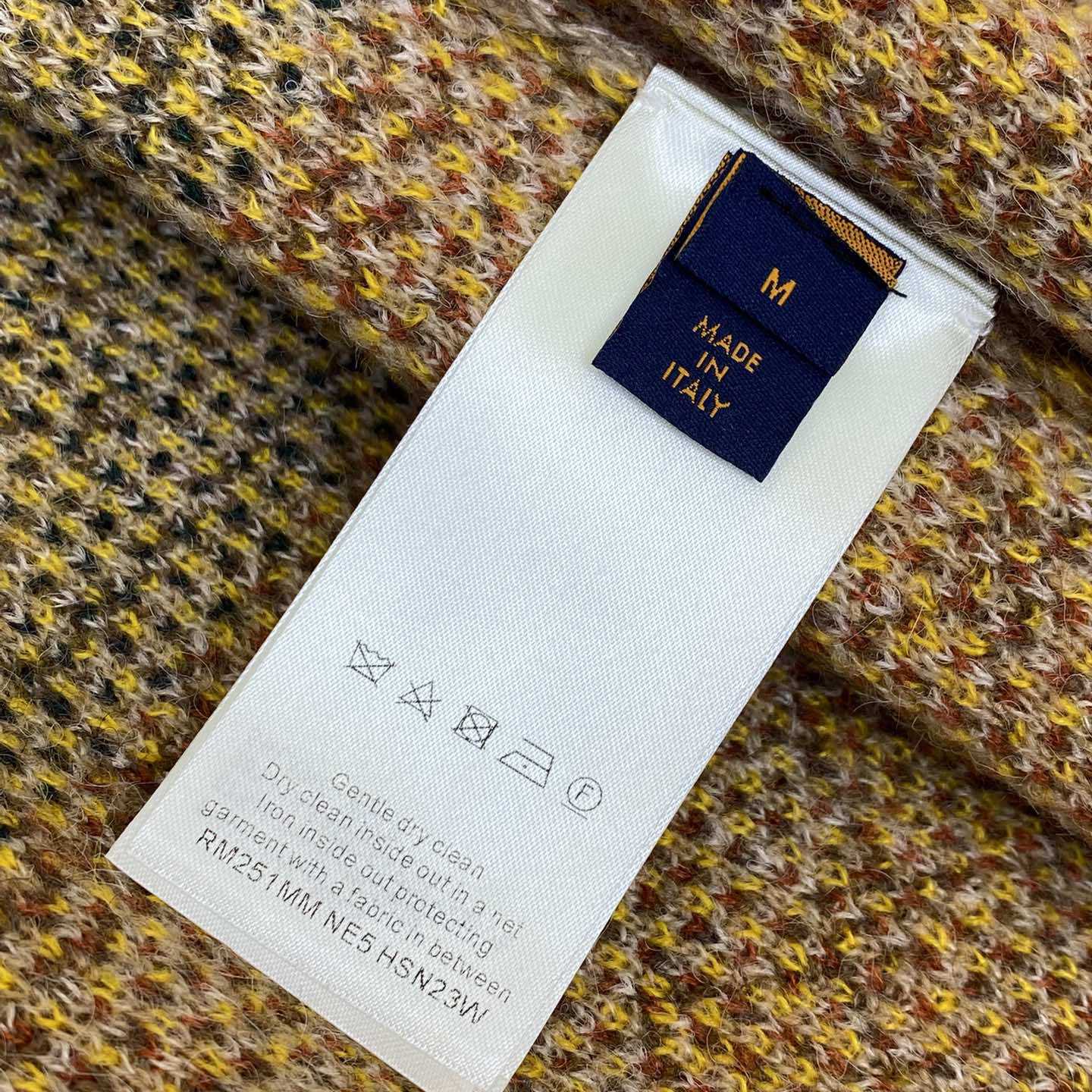 Louis Vuitton Mohair Blend Fair Isle Pullover - DesignerGu