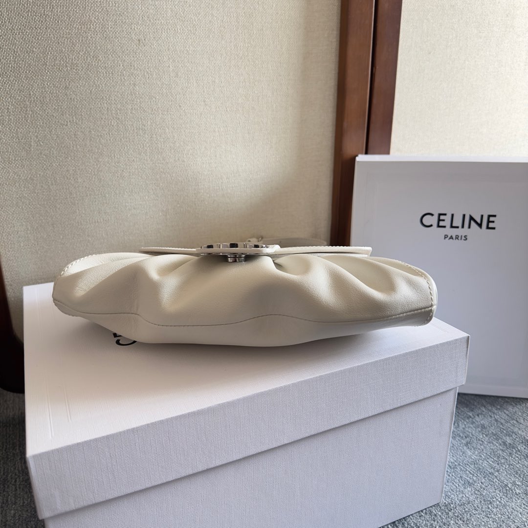 Celine Teen Celine Polly In Supple Calfskin - DesignerGu