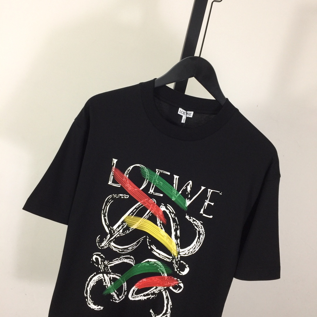 Loewe Loose Fit T-shirt In Cotton - DesignerGu