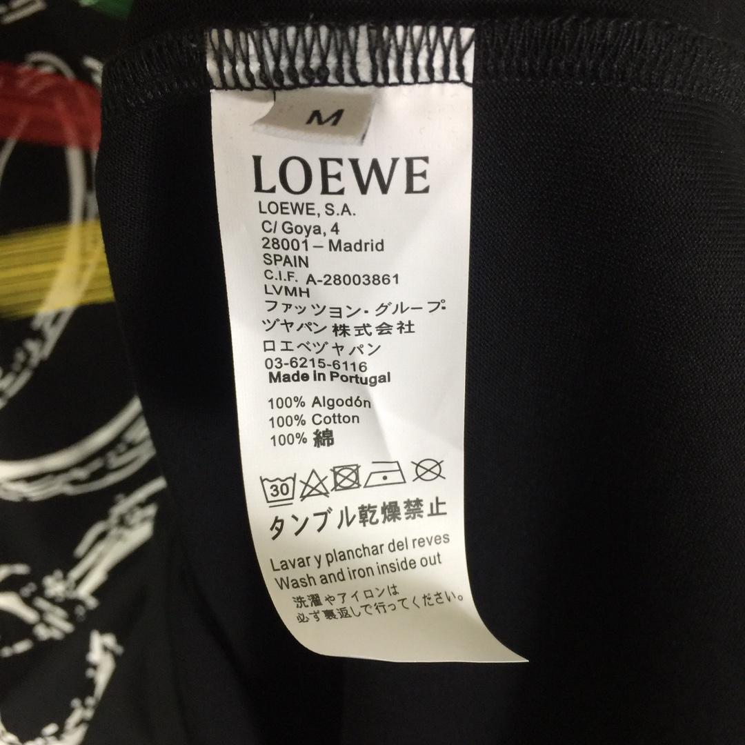 Loewe Loose Fit T-shirt In Cotton - DesignerGu