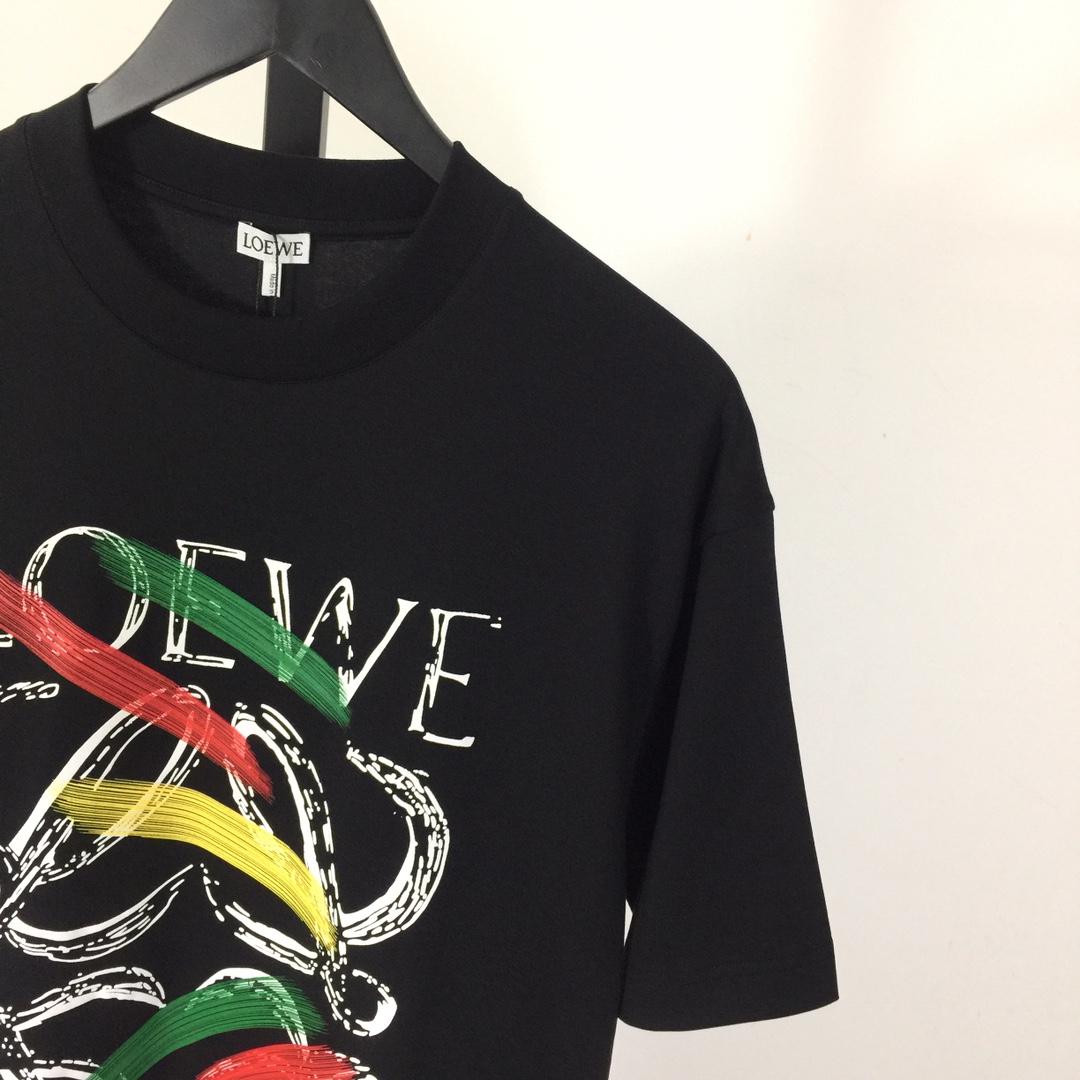 Loewe Loose Fit T-shirt In Cotton - DesignerGu