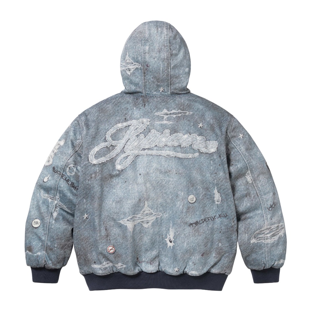 Supreme HJR Trompe L'oeil Hooded Work Jacket - DesignerGu