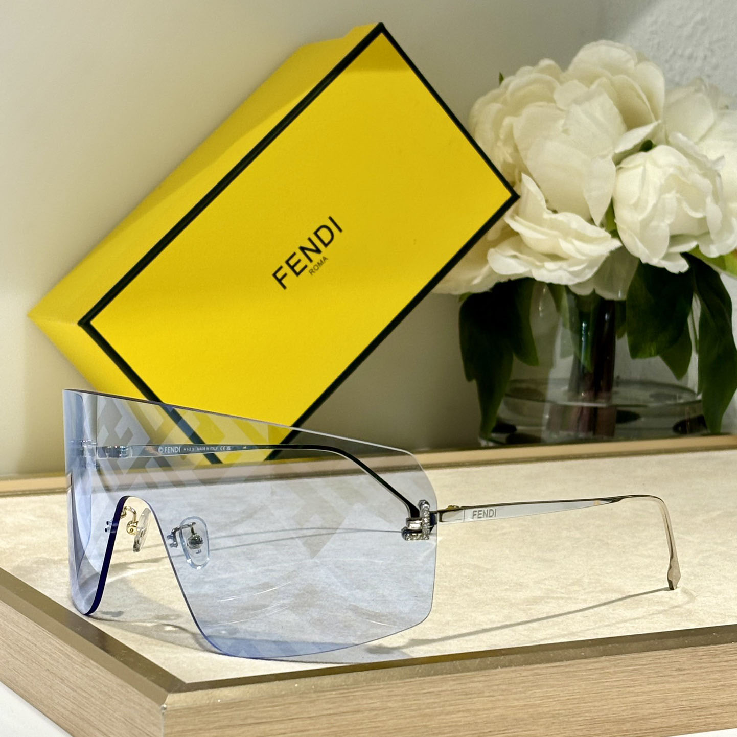 Fendi First Crystal Sunglasses     FE4121U - DesignerGu