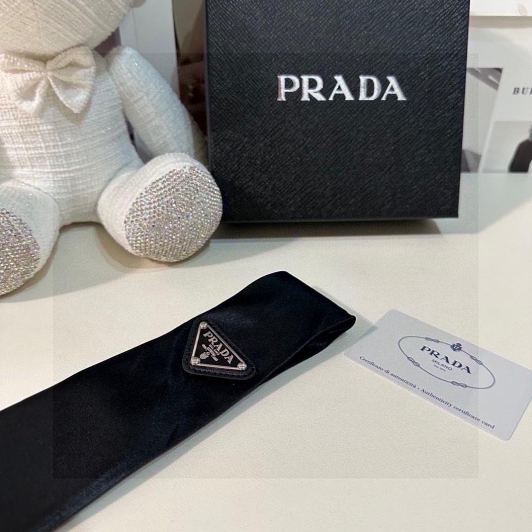 Prada Prada Logo Tie - DesignerGu