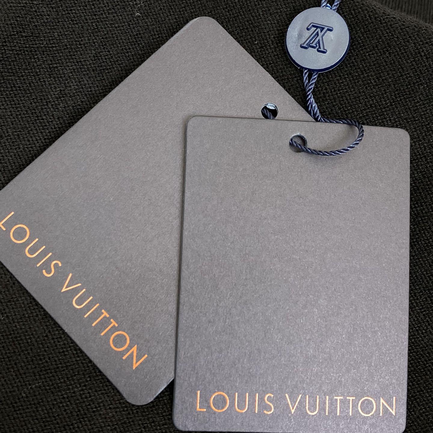 Louis Vuitton Monogram Embellished Wool Evening Crewneck   - DesignerGu