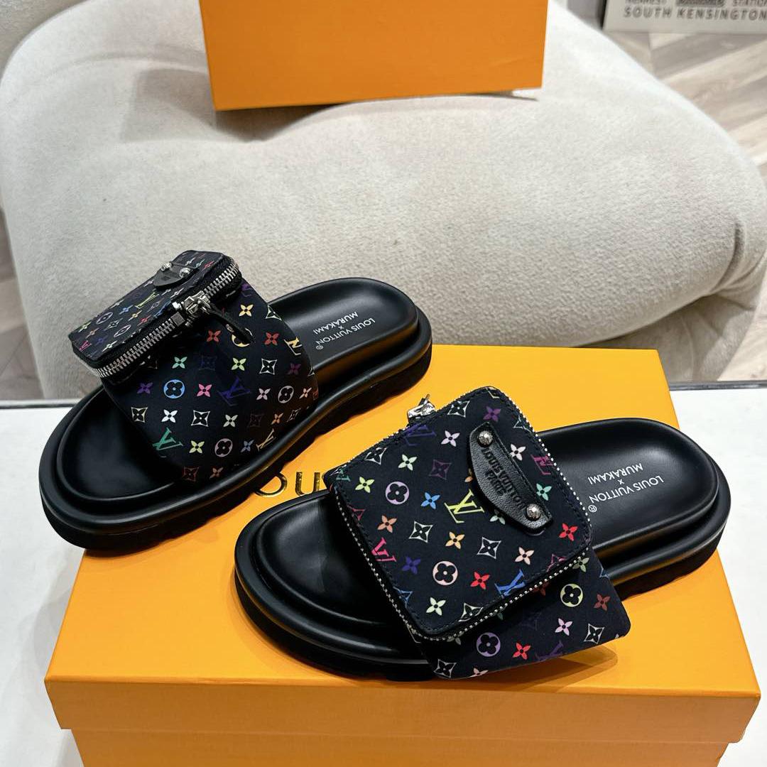 Louis Vuitton LV x TM Pool Pillow Flat Comfort Mule   1AGVRF - DesignerGu