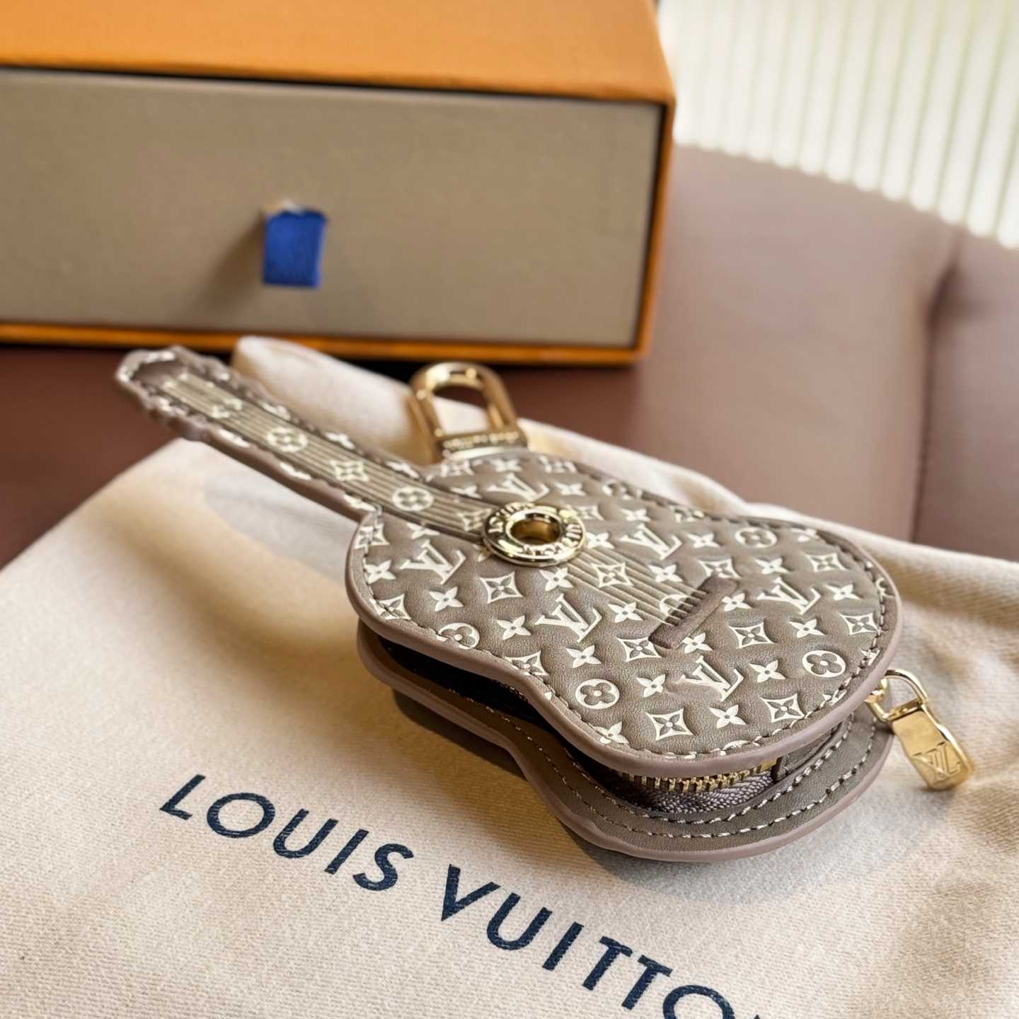 Louis Vuitton Guitar Pouch Bag Charm   M02032 - DesignerGu