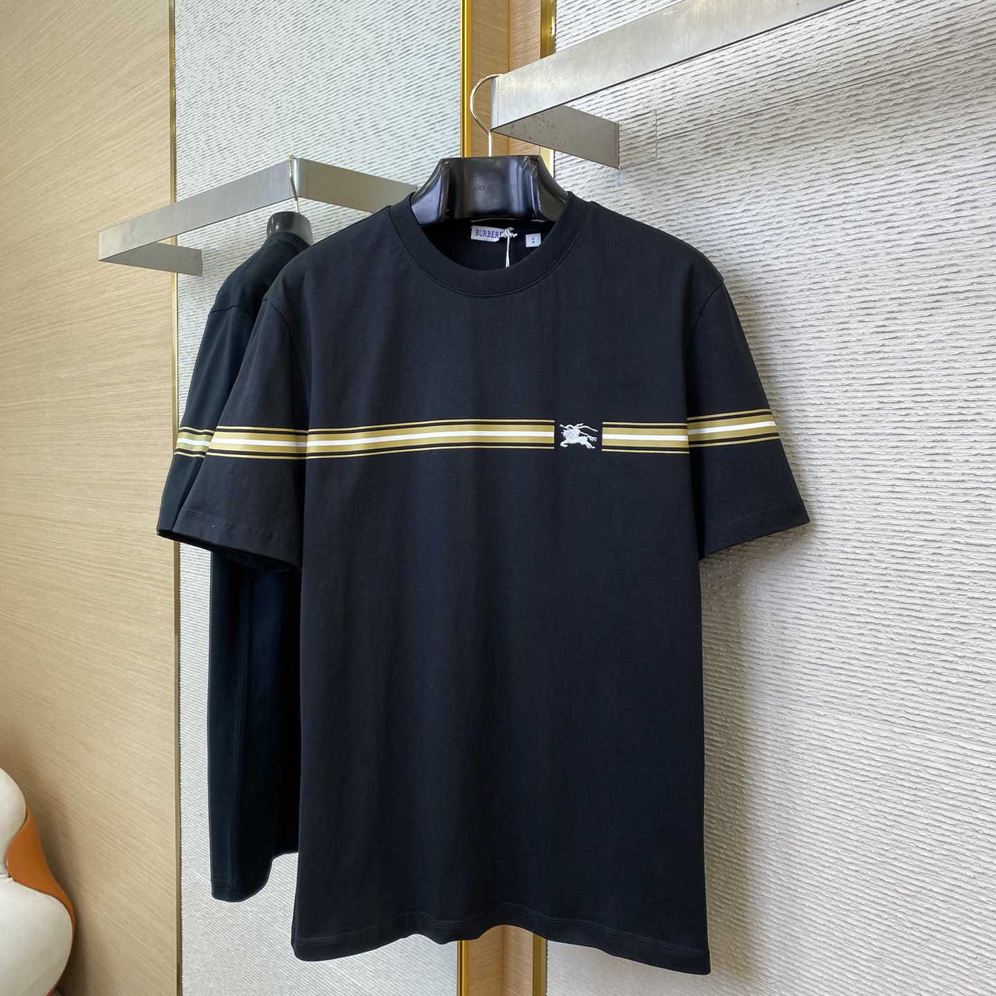 Burberry Striped Cotton T-shirt - DesignerGu