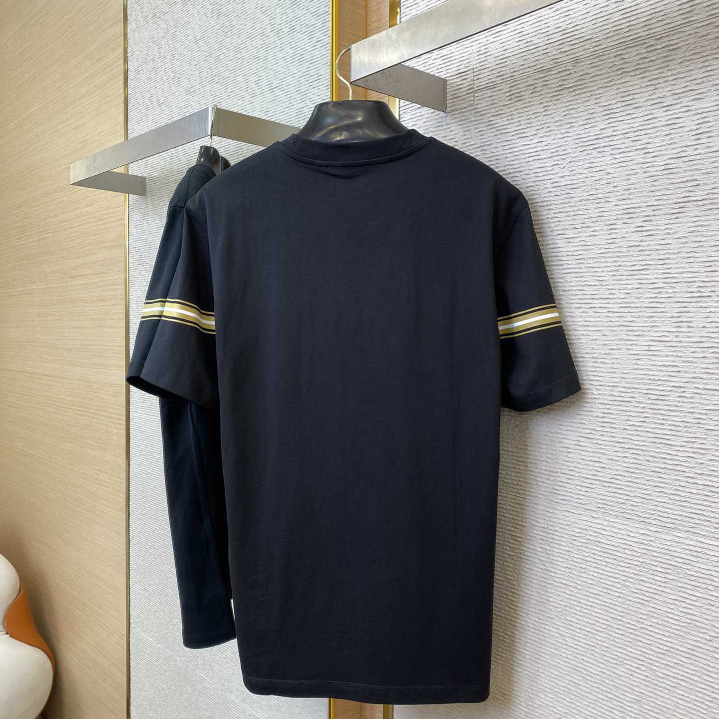 Burberry Striped Cotton T-shirt - DesignerGu