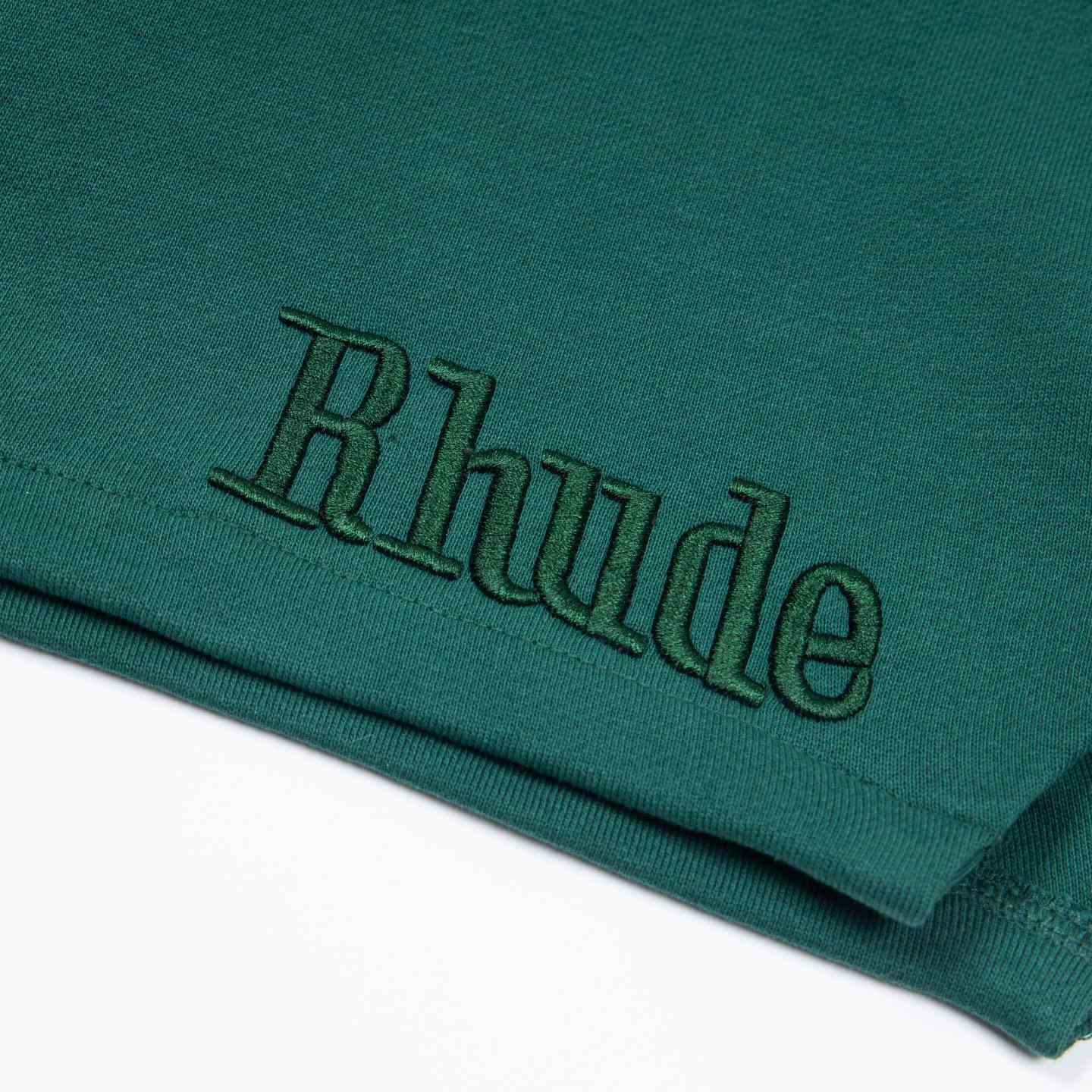 Rhude Embroidered Twill Logo Short - DesignerGu