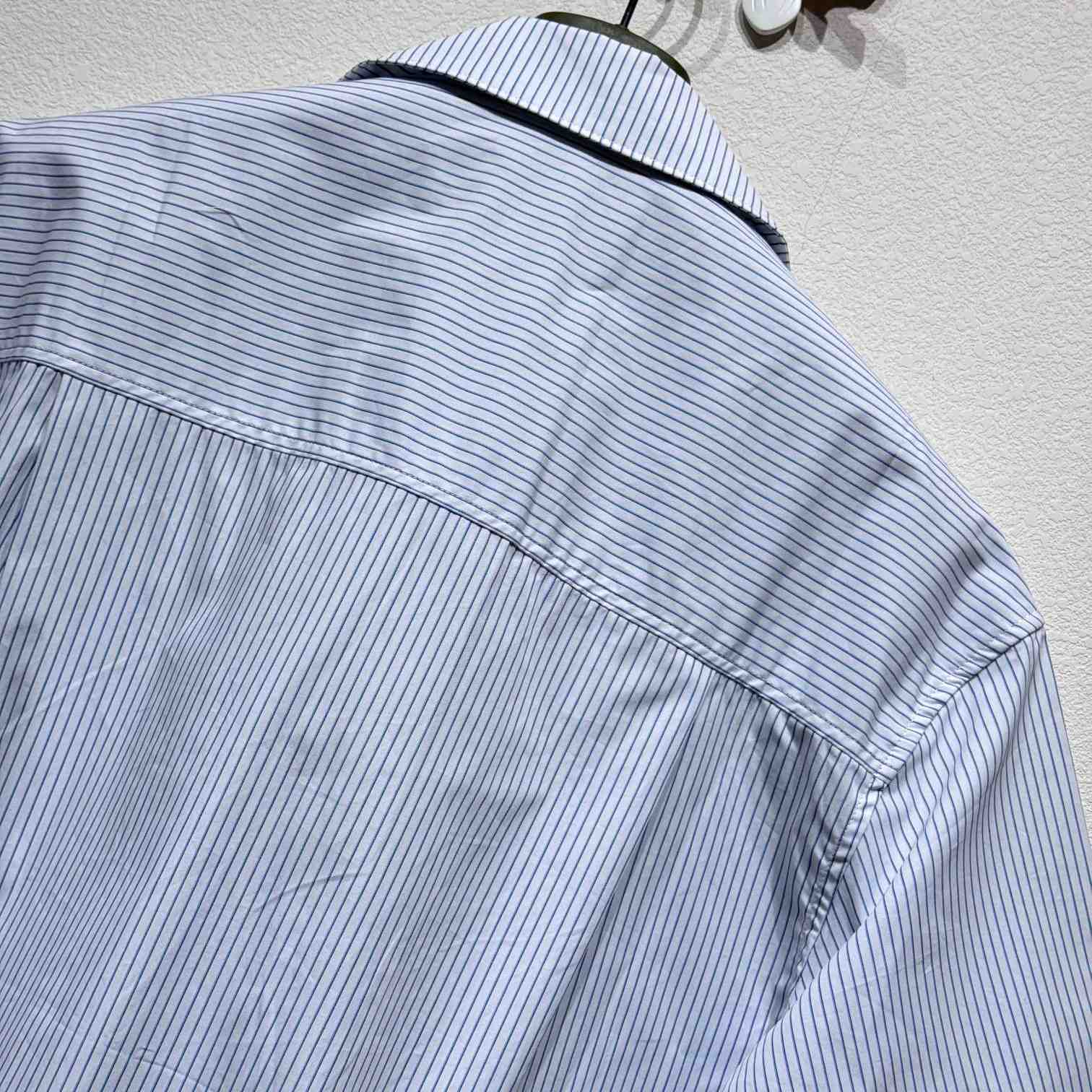 Gucci Embroidered Striped Cotton Shirt - DesignerGu