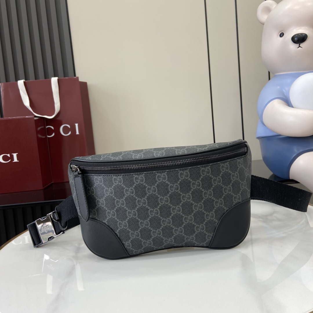 Gucci GG Emblem Medium Belt Bag - DesignerGu