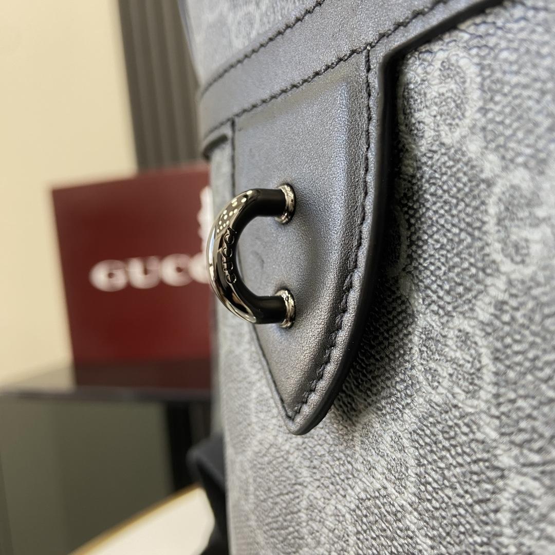 Gucci GG Emblem Medium Backpack  - DesignerGu