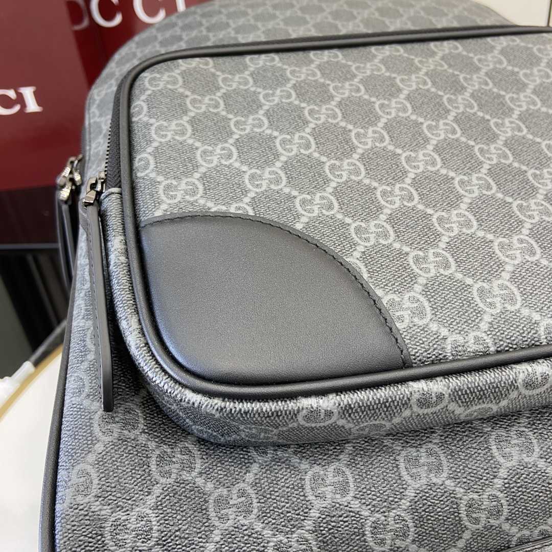 Gucci GG Emblem Medium Backpack  - DesignerGu