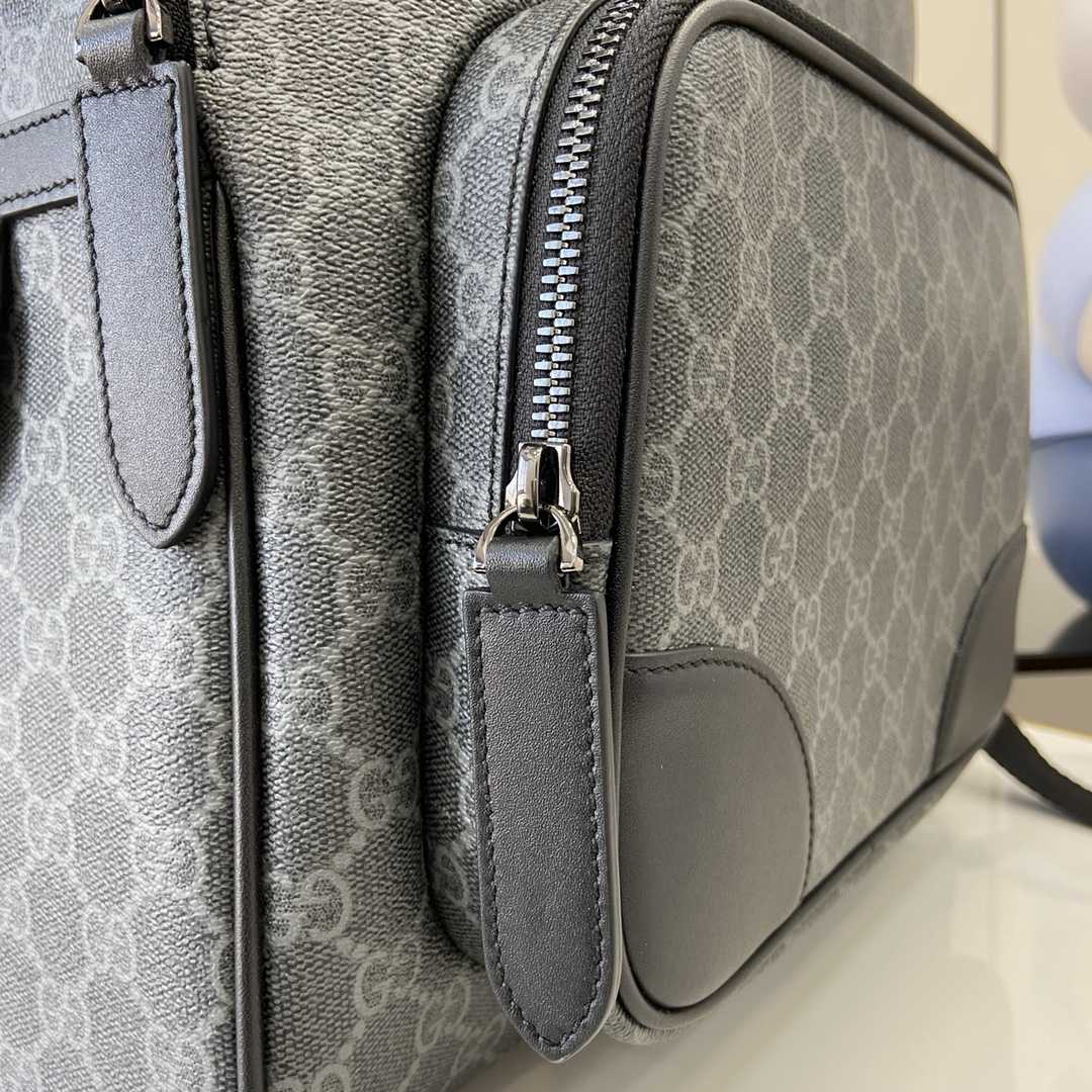 Gucci GG Emblem Medium Backpack  - DesignerGu