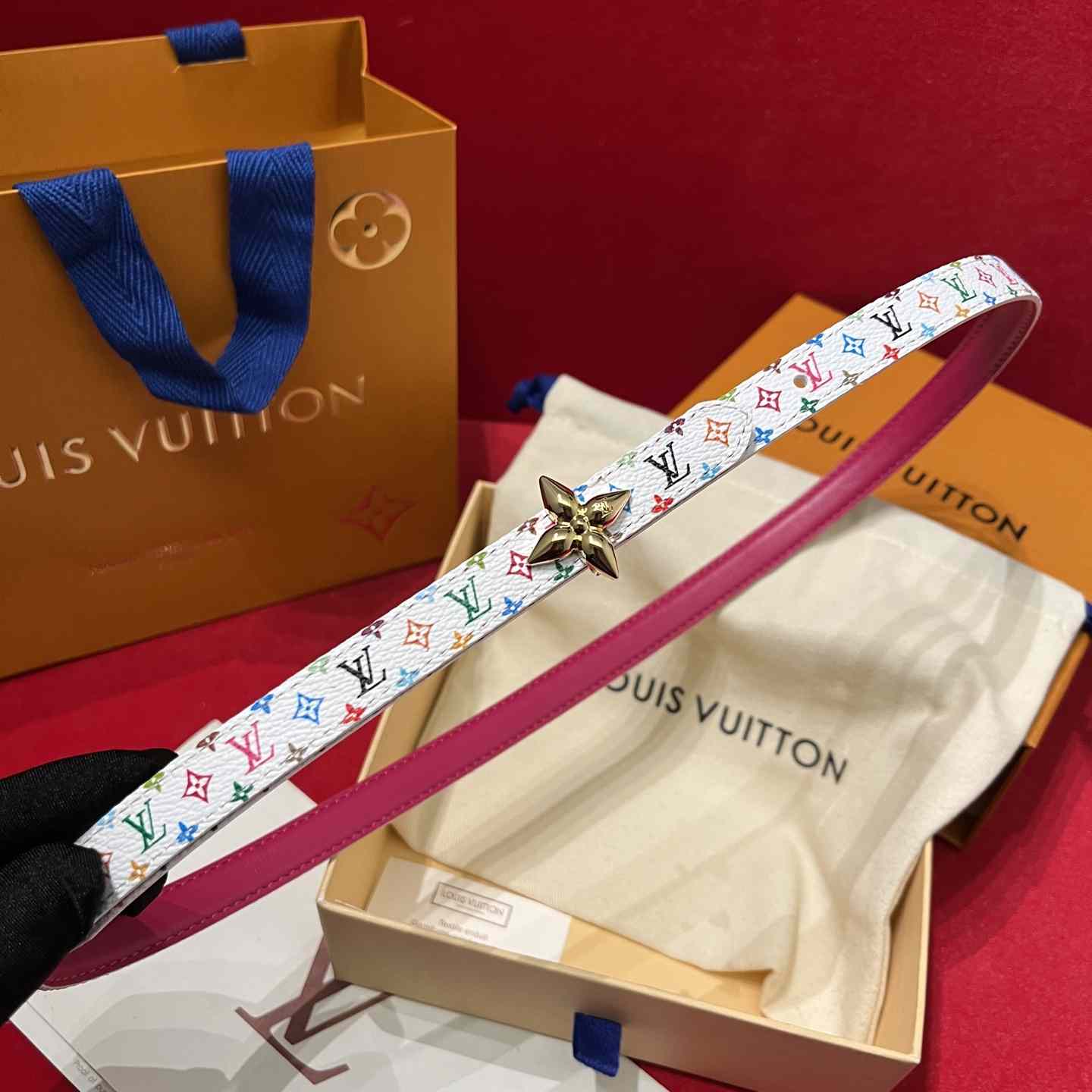 Louis Vuitton LV x TM LV D-Ring 15mm Belt    - DesignerGu