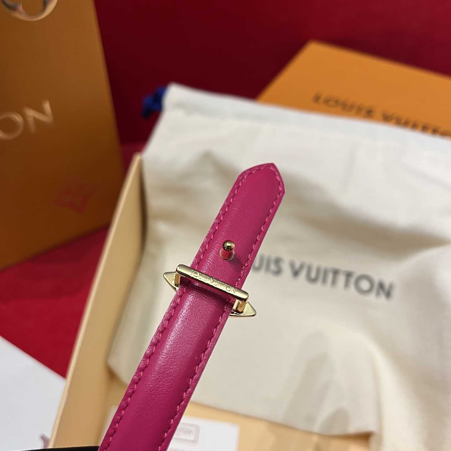 Louis Vuitton LV x TM LV D-Ring 15mm Belt    - DesignerGu