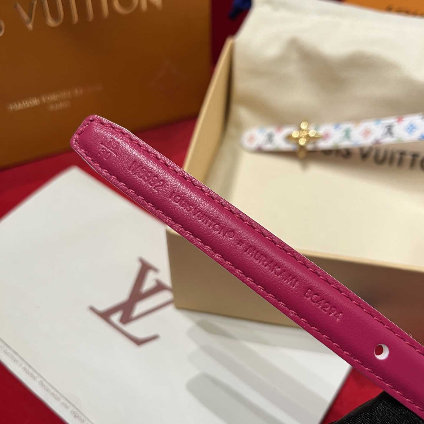 Louis Vuitton LV x TM LV D-Ring 15mm Belt    - DesignerGu