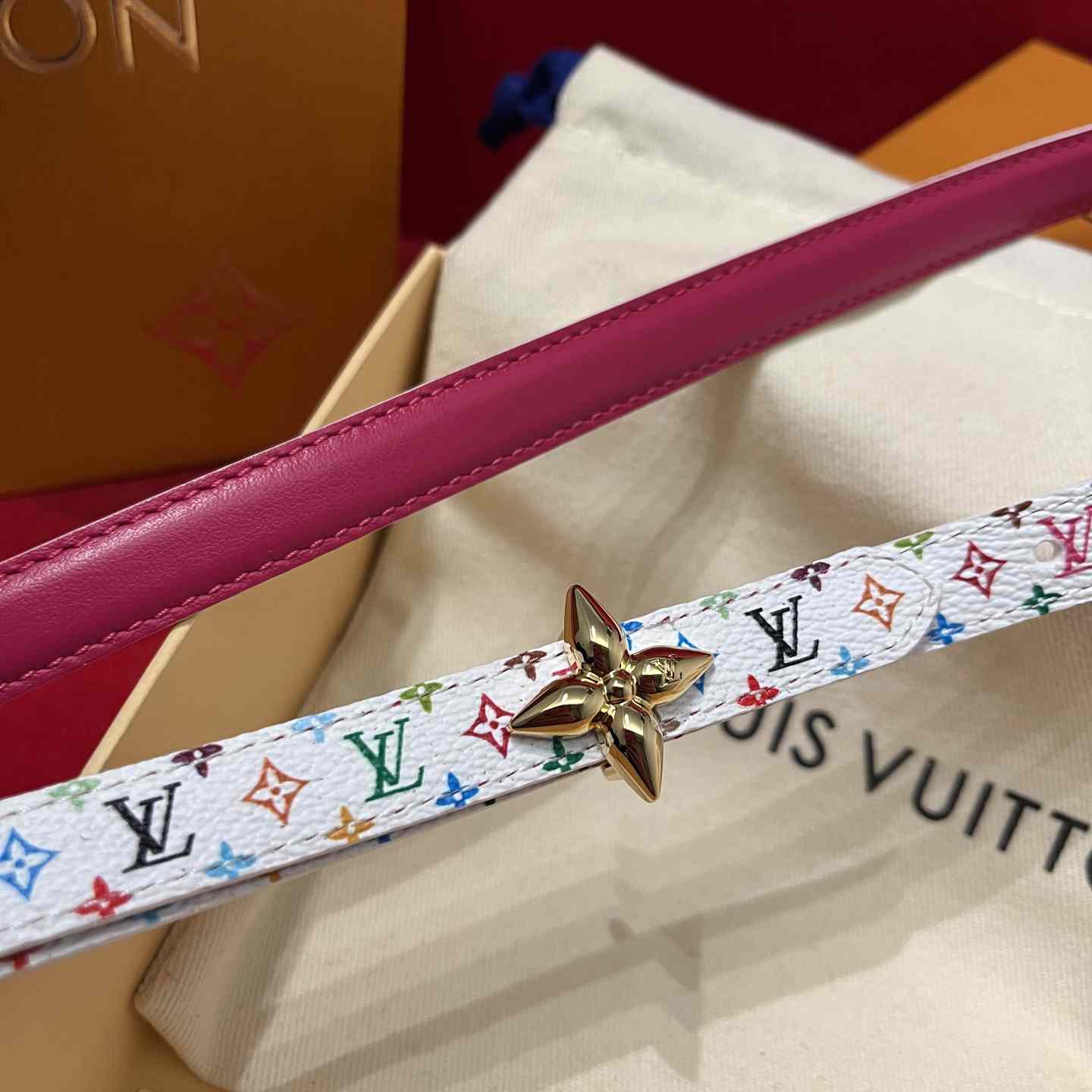 Louis Vuitton LV x TM LV D-Ring 15mm Belt    - DesignerGu