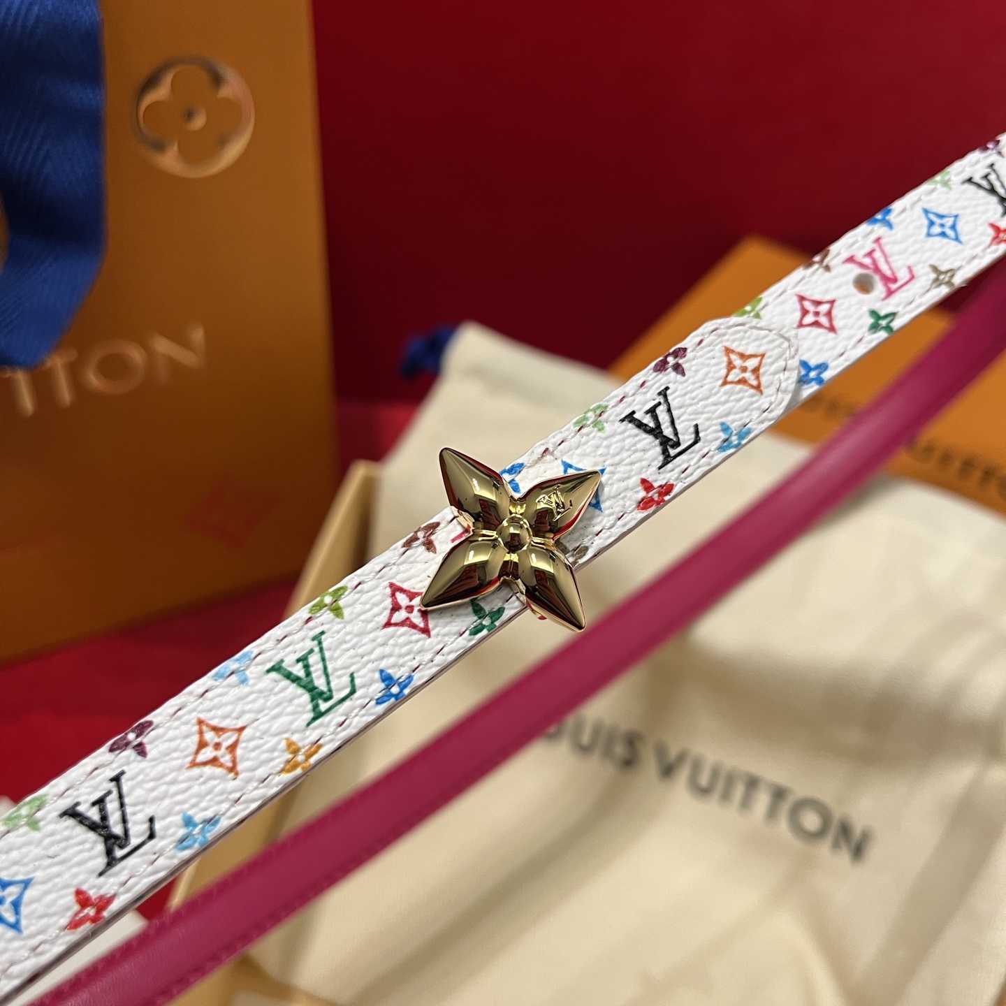 Louis Vuitton LV x TM LV D-Ring 15mm Belt    - DesignerGu