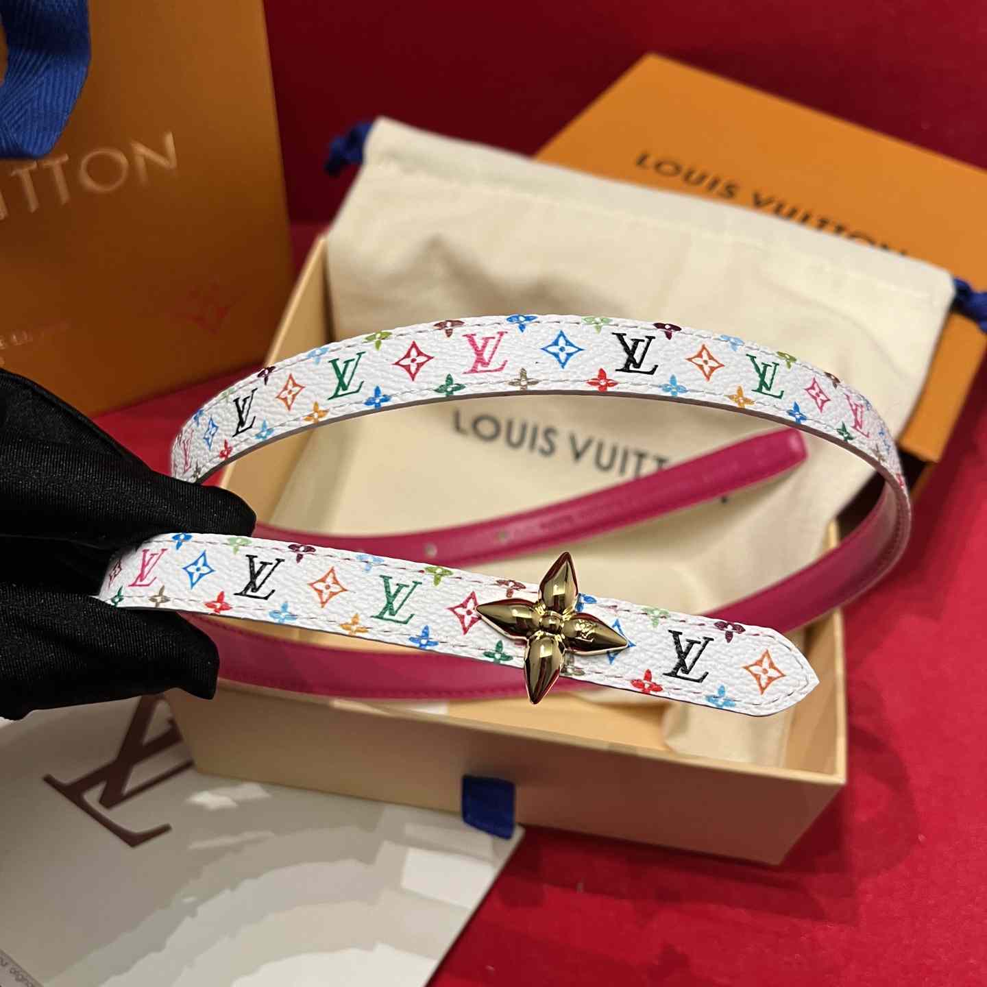 Louis Vuitton LV x TM LV D-Ring 15mm Belt    - DesignerGu